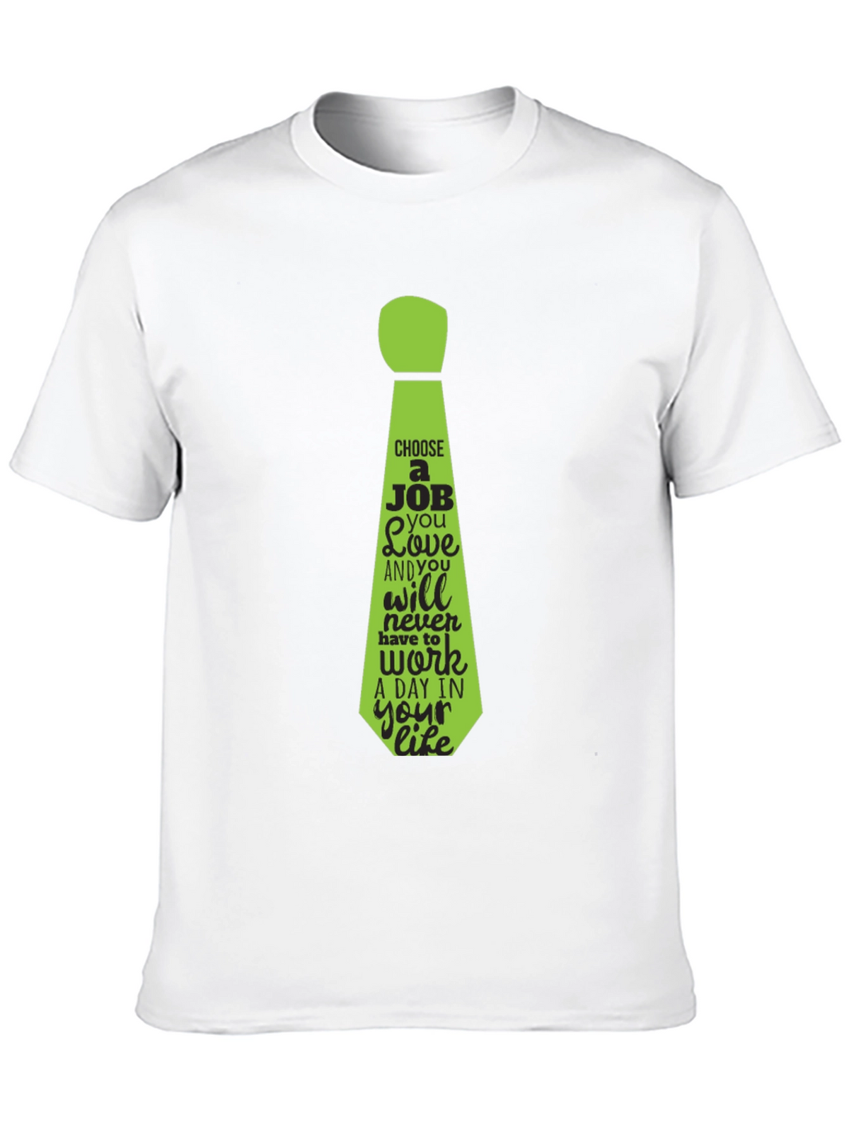 Motivational Job Tie Graphic Tee