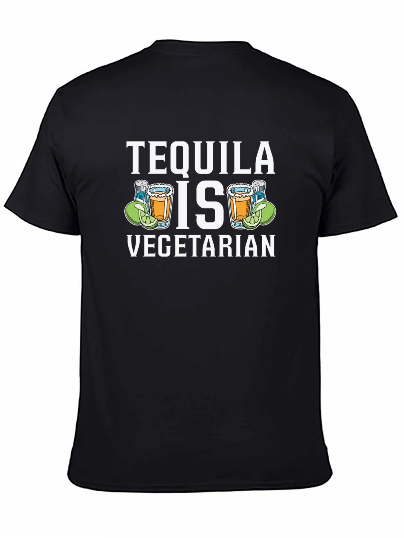 Tequila is Vegetarian T-Shirt Funny Drink Tee