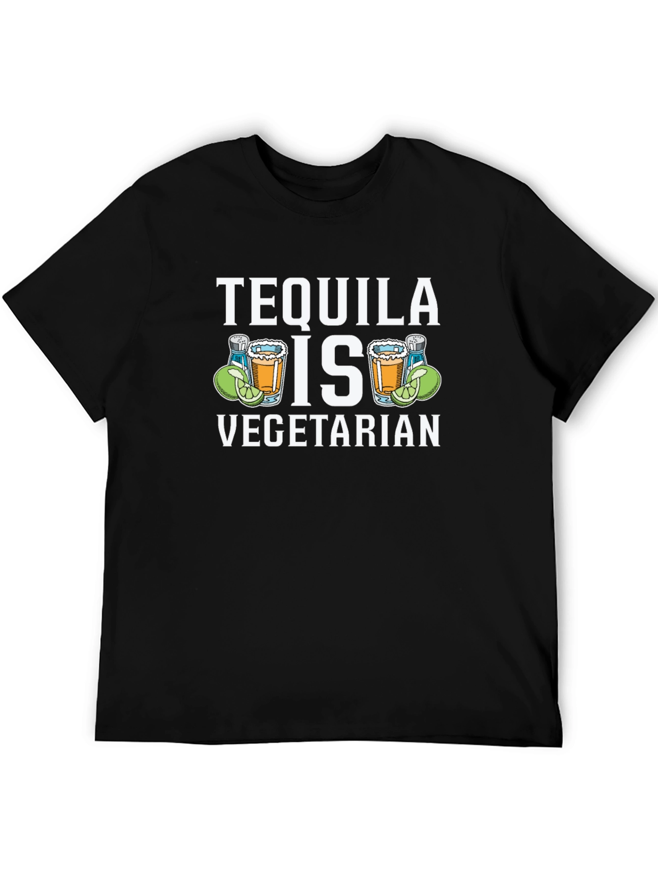 Tequila is Vegetarian T-Shirt Funny Drink Tee