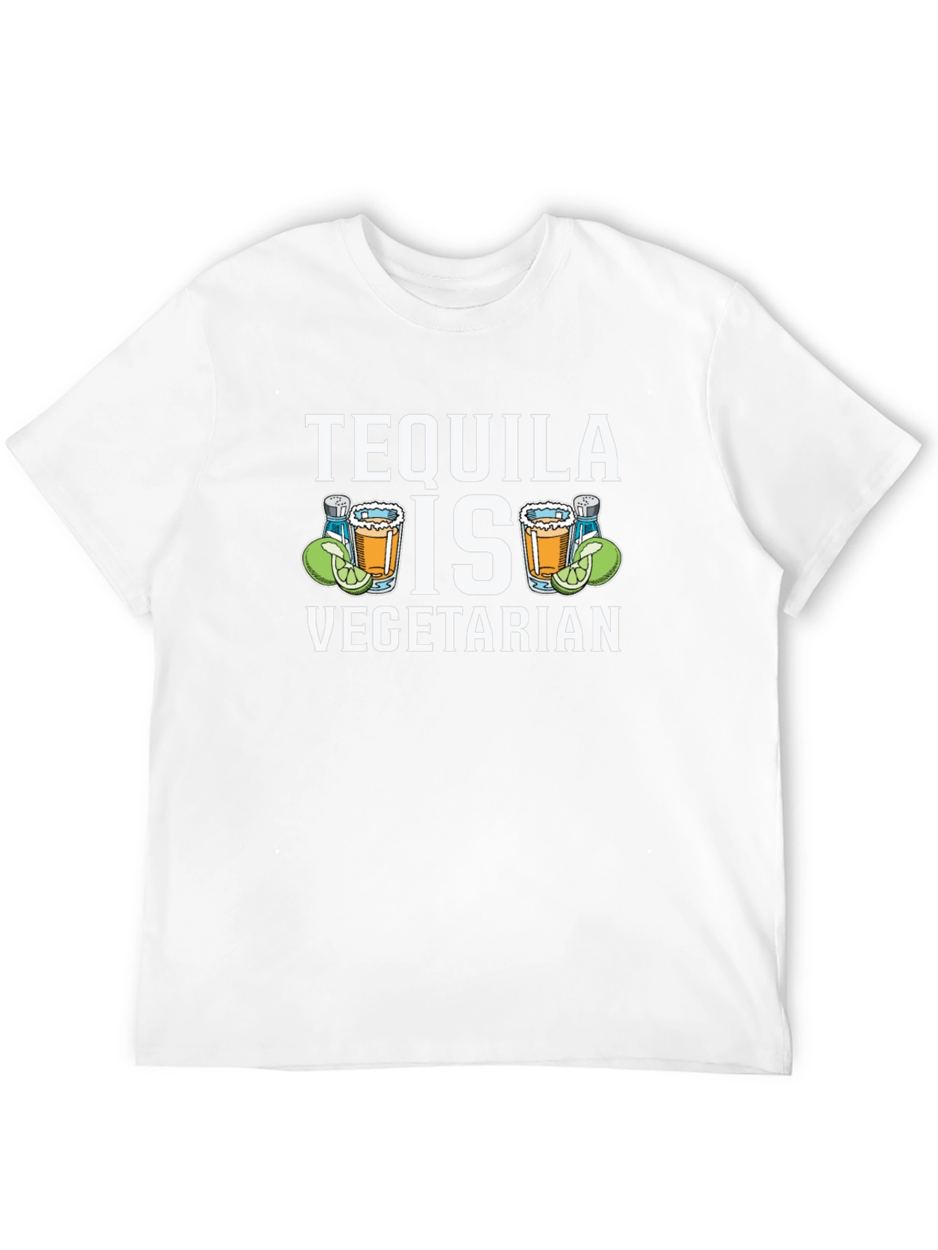 Tequila is Vegetarian T-Shirt Funny Drink Tee