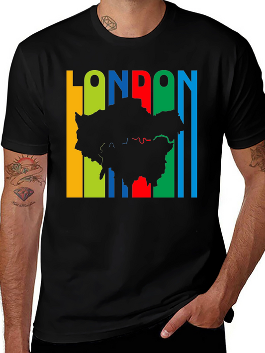 London Map Graphic T-Shirt