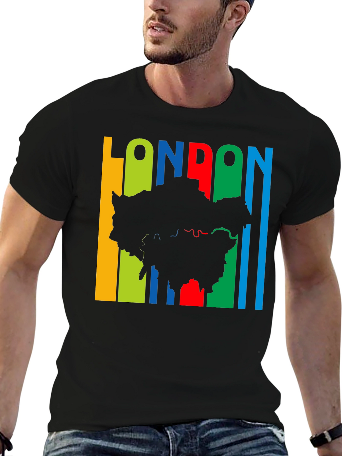 London Map Graphic T-Shirt