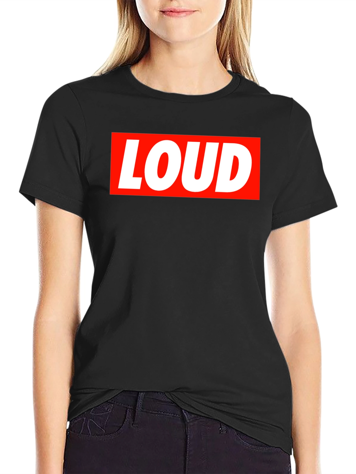 LOUD Graphic Tee - Bold Statement T-Shirt