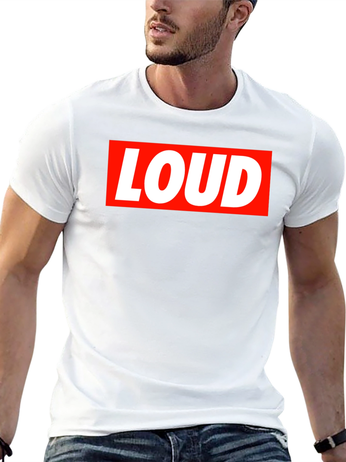 LOUD Graphic Tee - Bold Statement T-Shirt