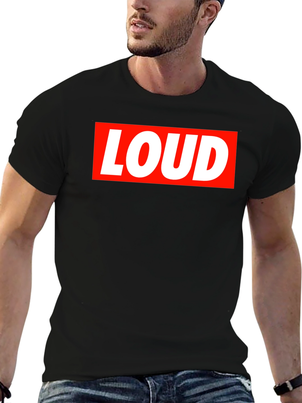 LOUD Graphic Tee - Bold Statement T-Shirt