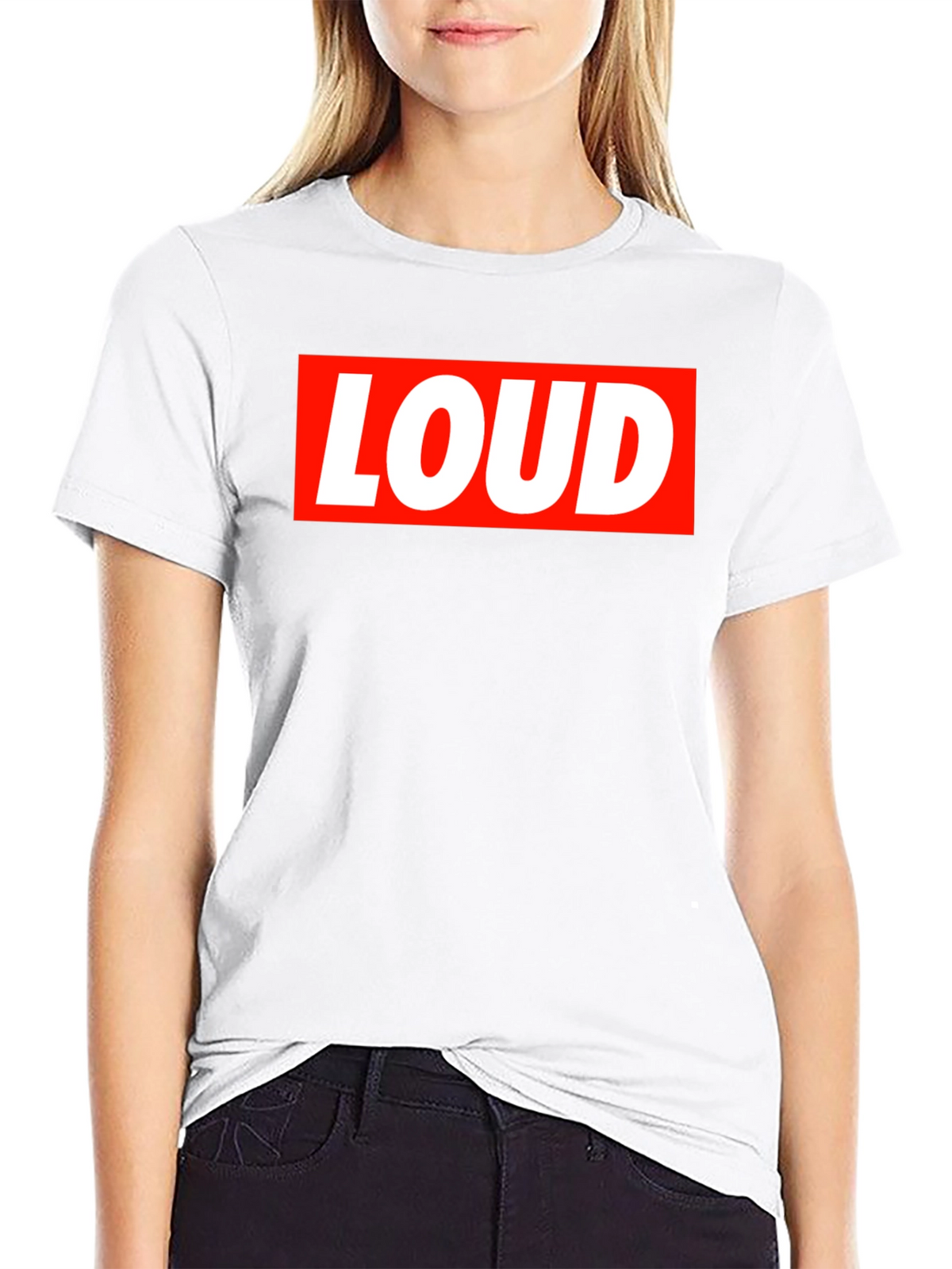 LOUD Graphic Tee - Bold Statement T-Shirt
