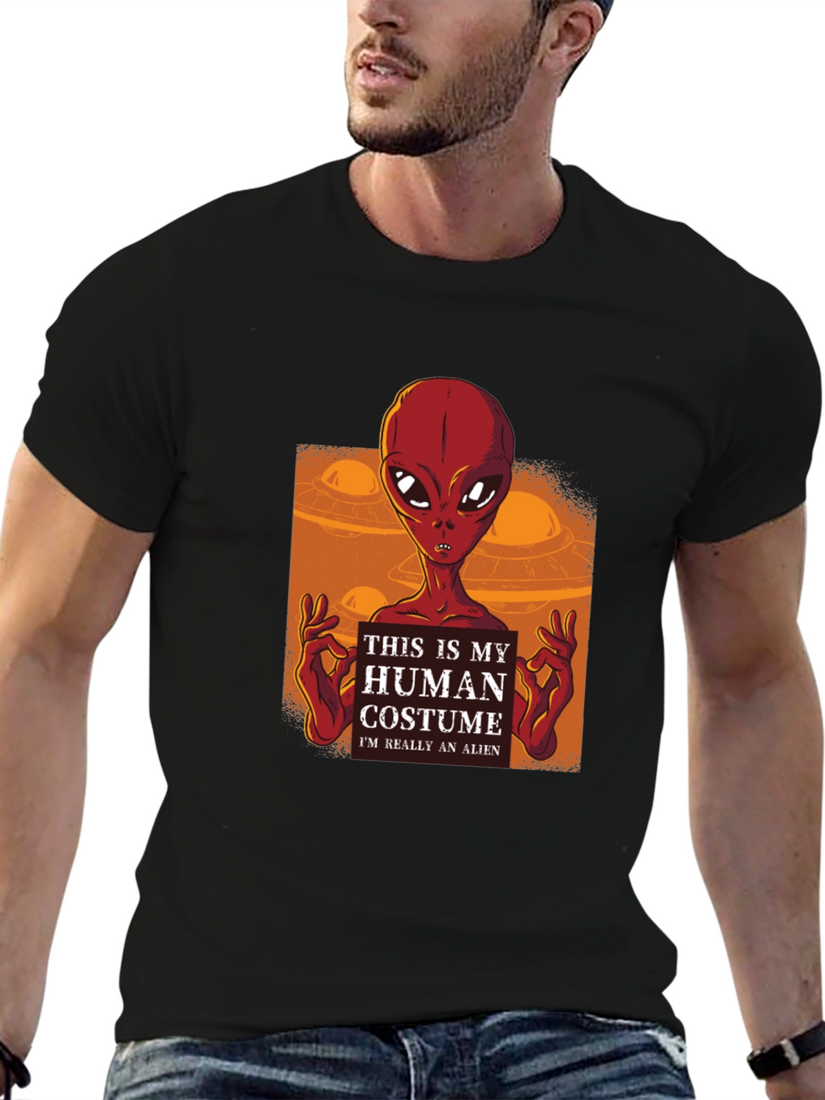 Human Costume Alien T-Shirt