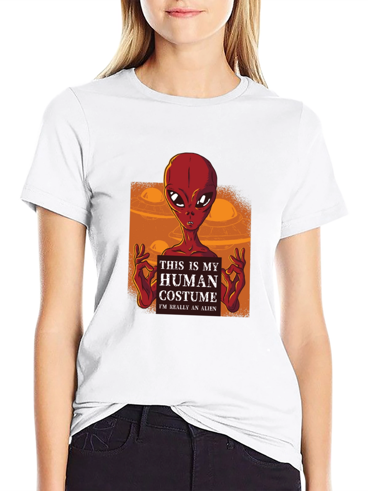Human Costume Alien T-Shirt