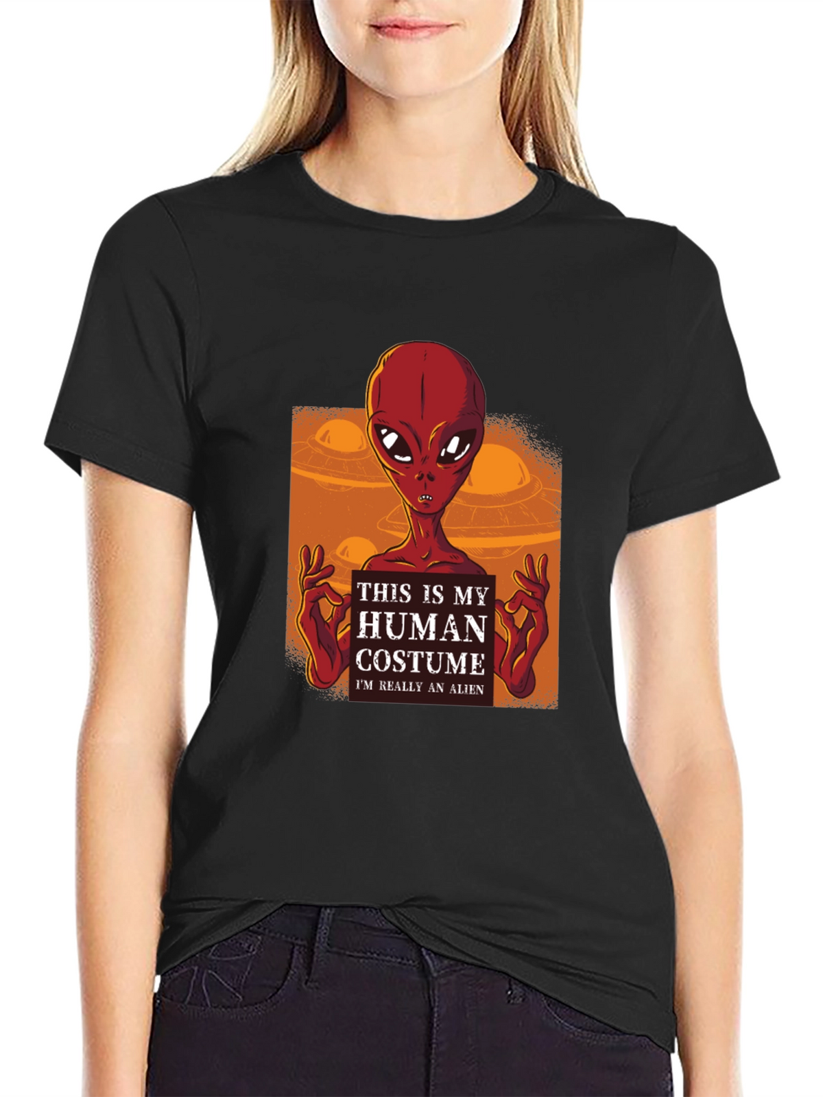 Human Costume Alien T-Shirt