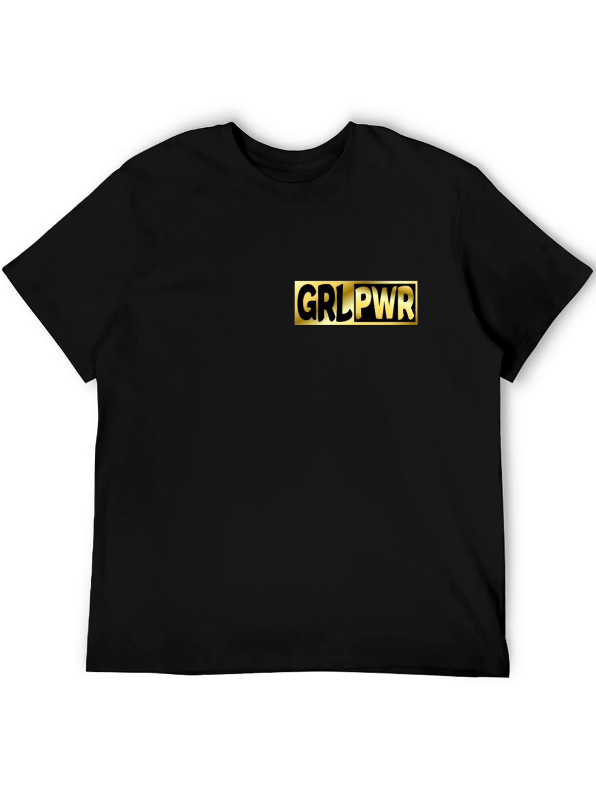 GRL PWR Black T-Shirt - Empowering Style