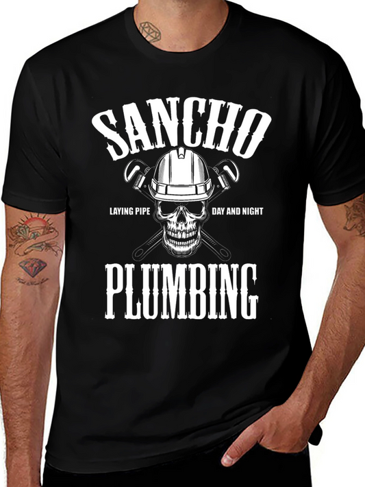 Sancho Plumbing T-Shirt - Funny Plumber Tee