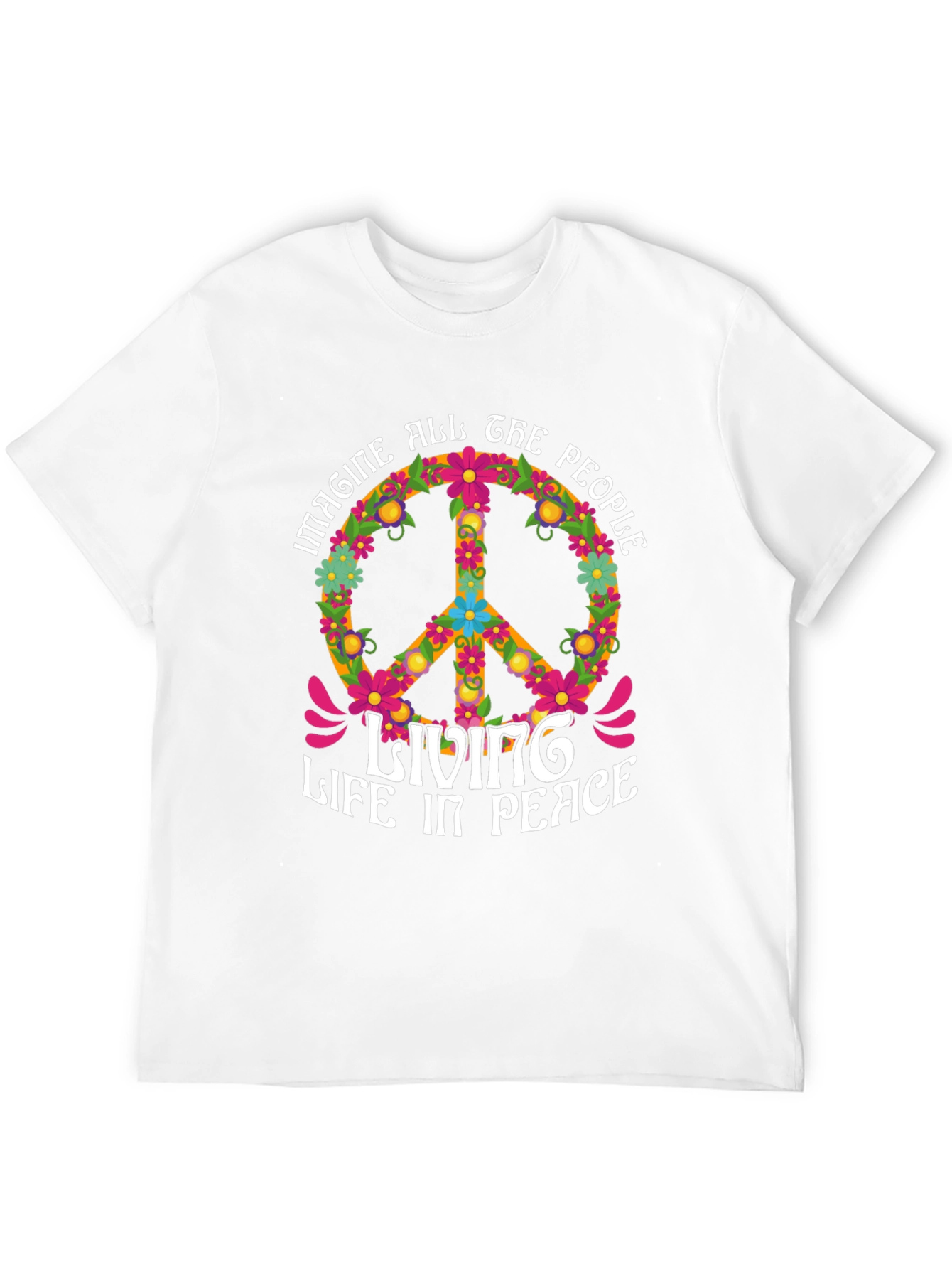 Imagine Peace Graphic Tee - Retro Vibe
