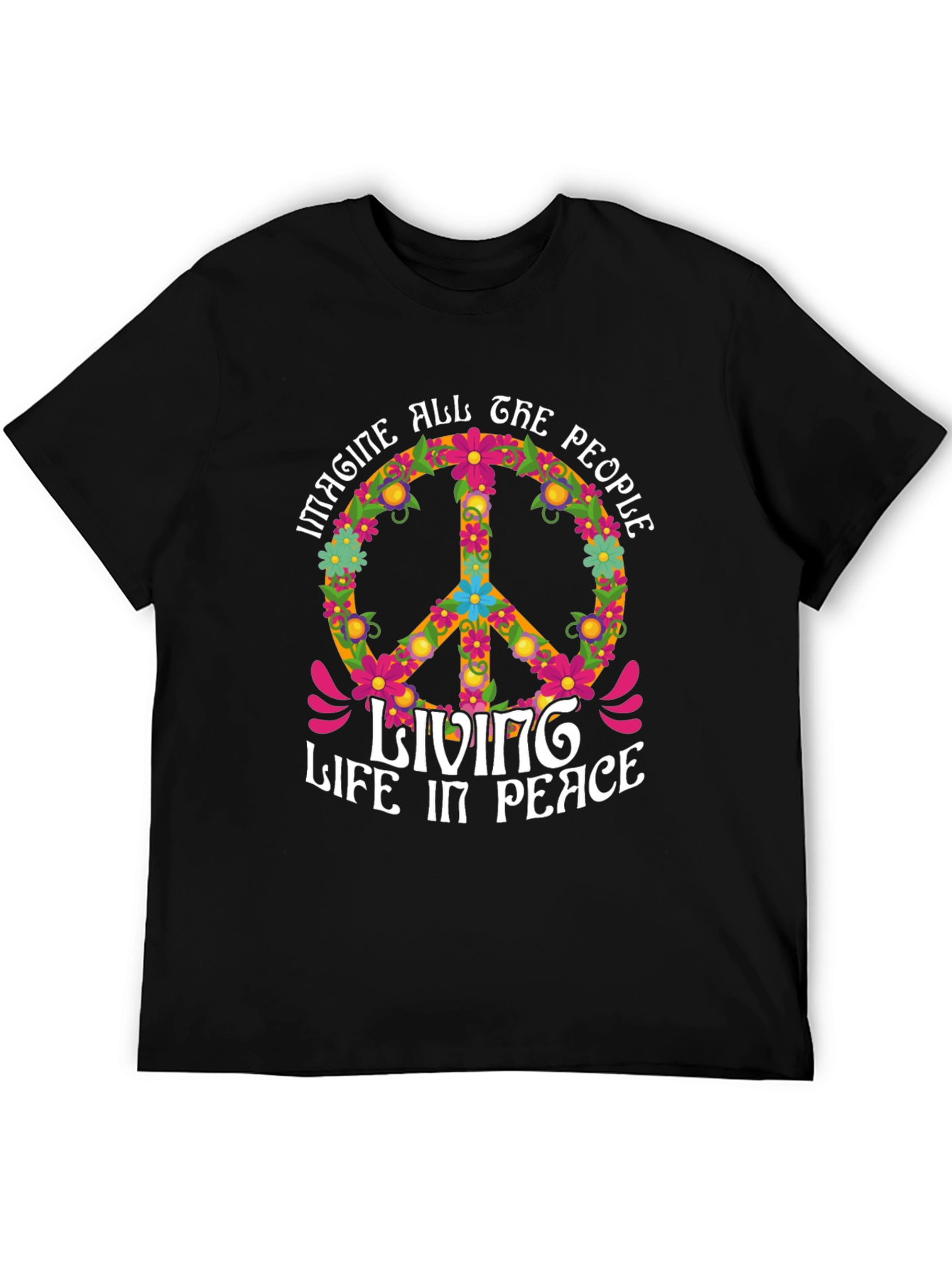 Imagine Peace Graphic Tee - Retro Vibe