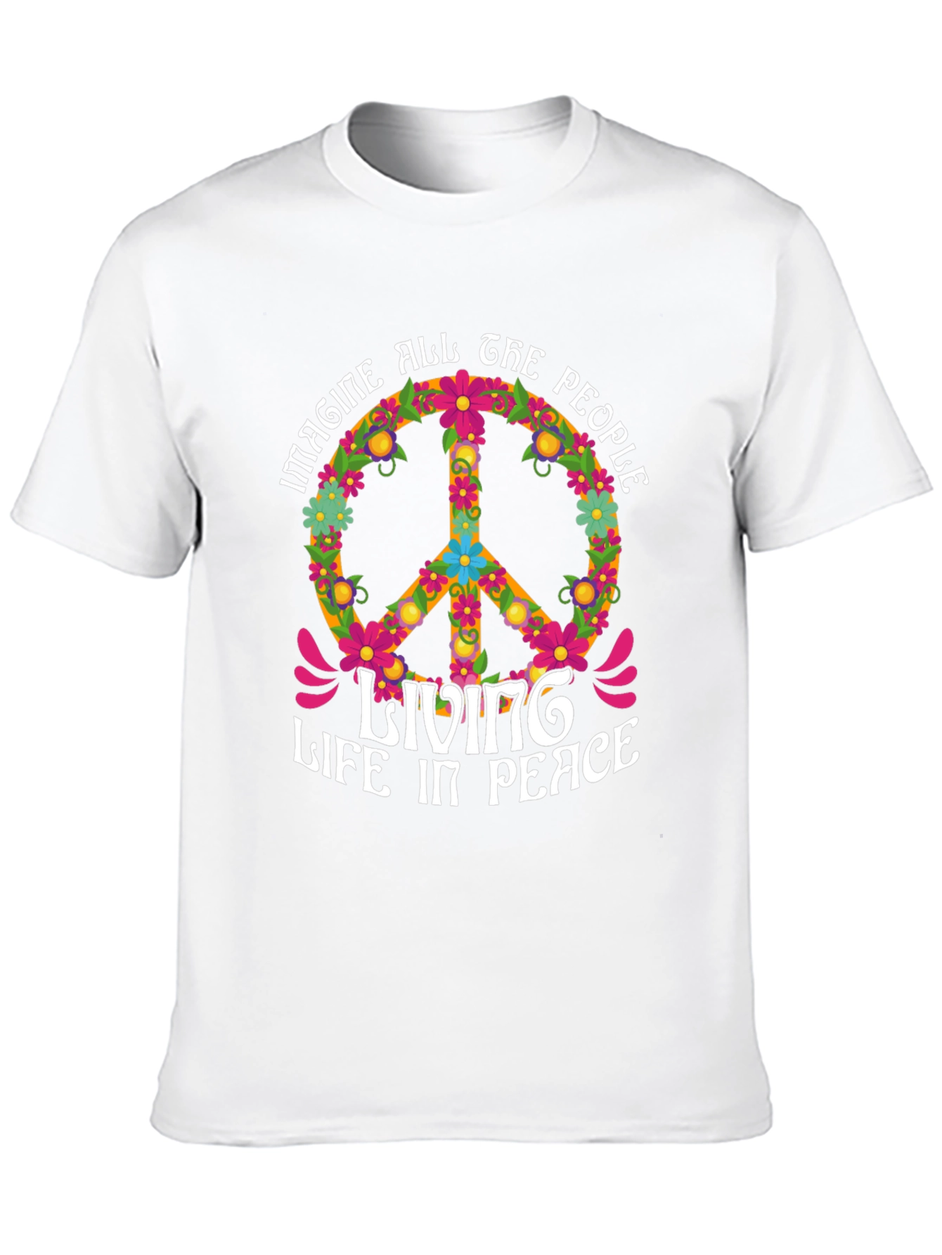Imagine Peace Graphic Tee - Retro Vibe