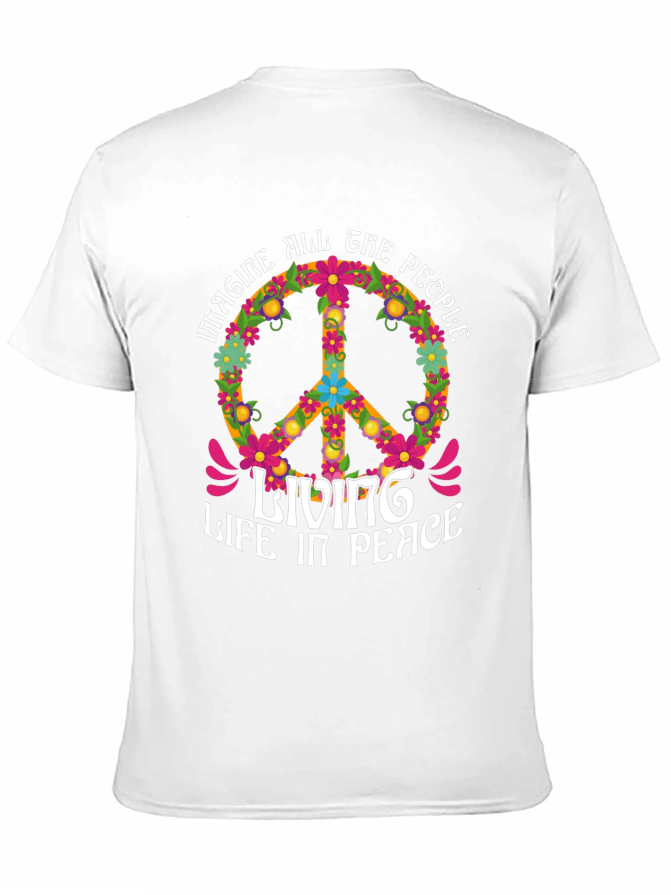 Imagine Peace Graphic Tee - Retro Vibe
