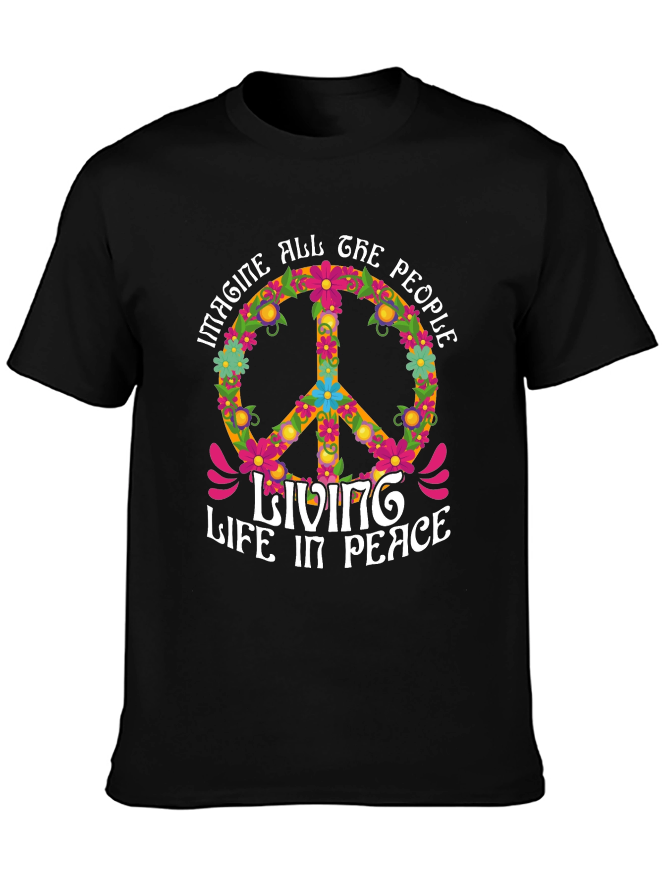 Imagine Peace Graphic Tee - Retro Vibe