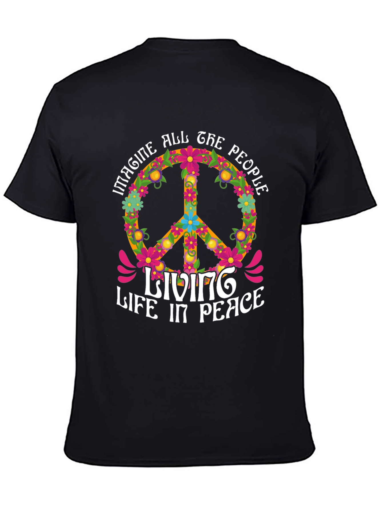 Imagine Peace Graphic Tee - Retro Vibe