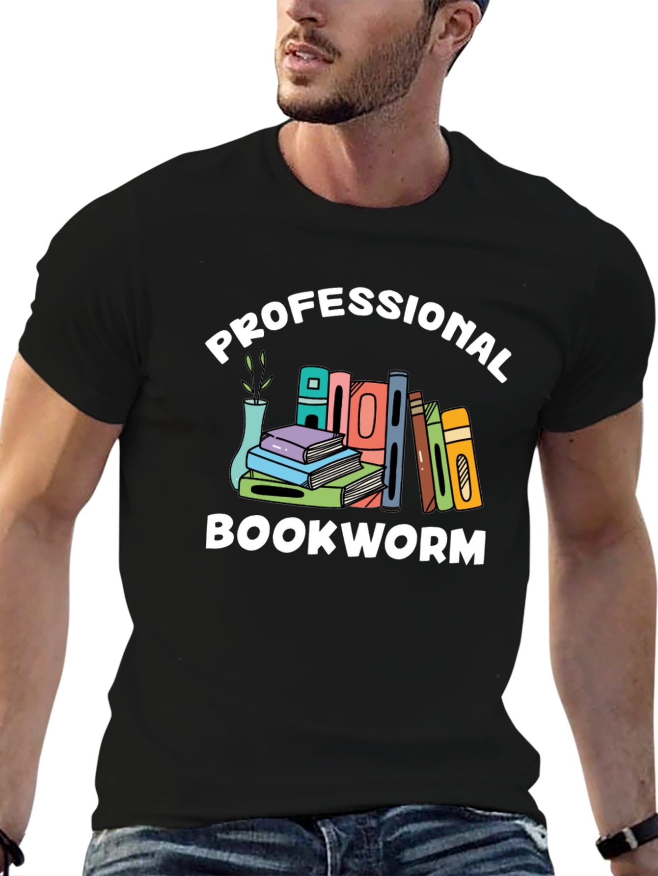 Professional Bookworm T-Shirt - Reading Lover Tee