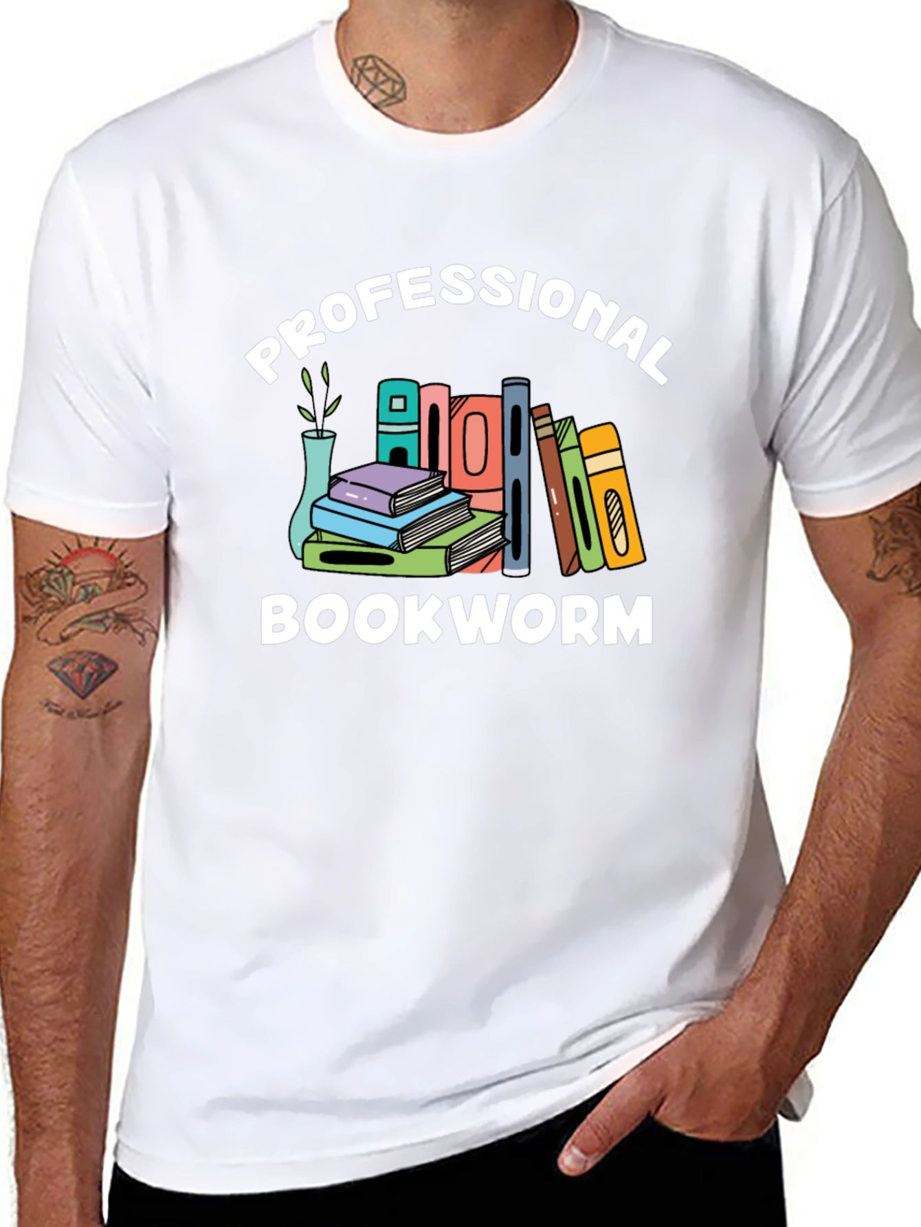 Professional Bookworm T-Shirt - Reading Lover Tee