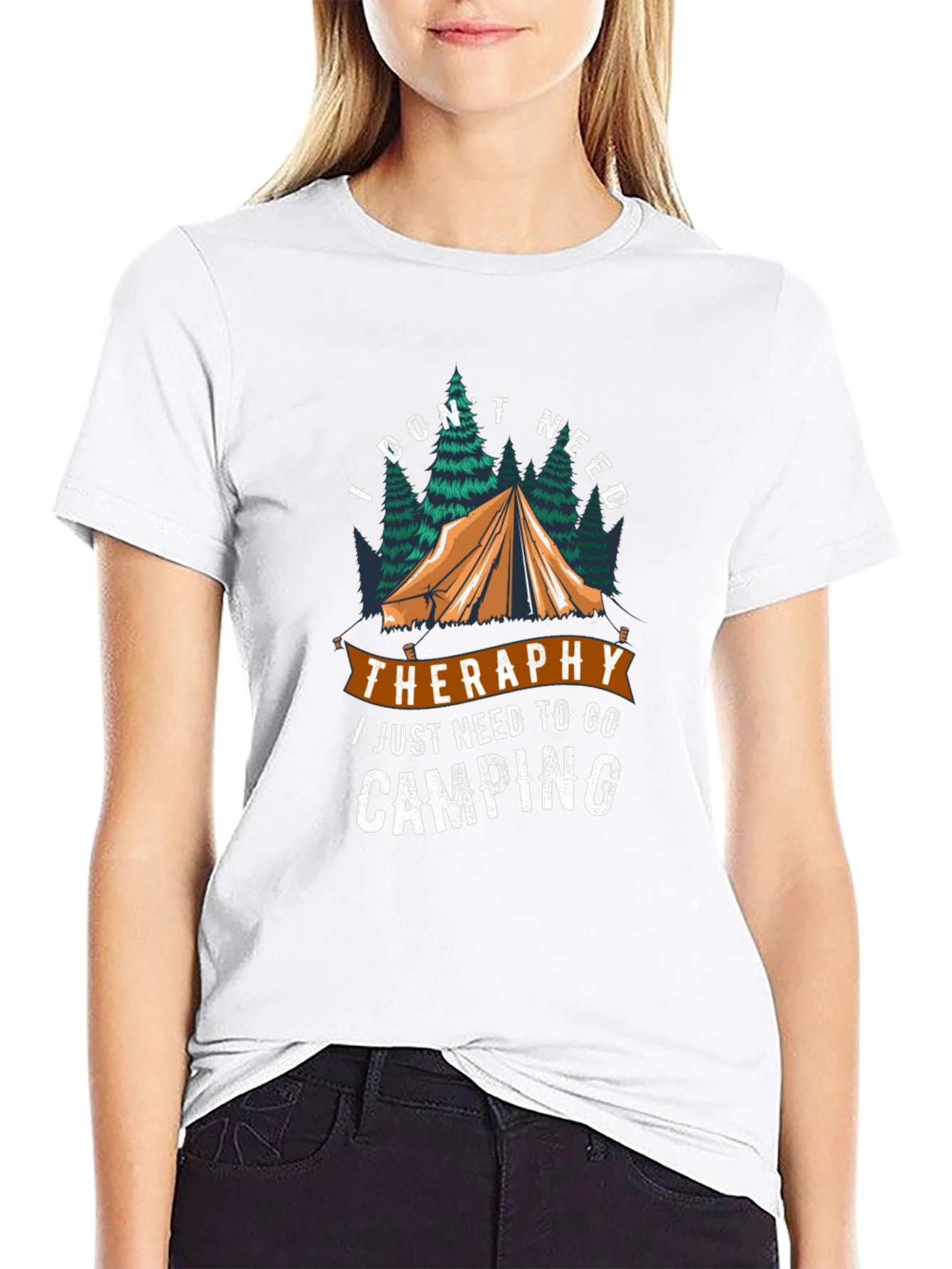 Camping Therapy Tee