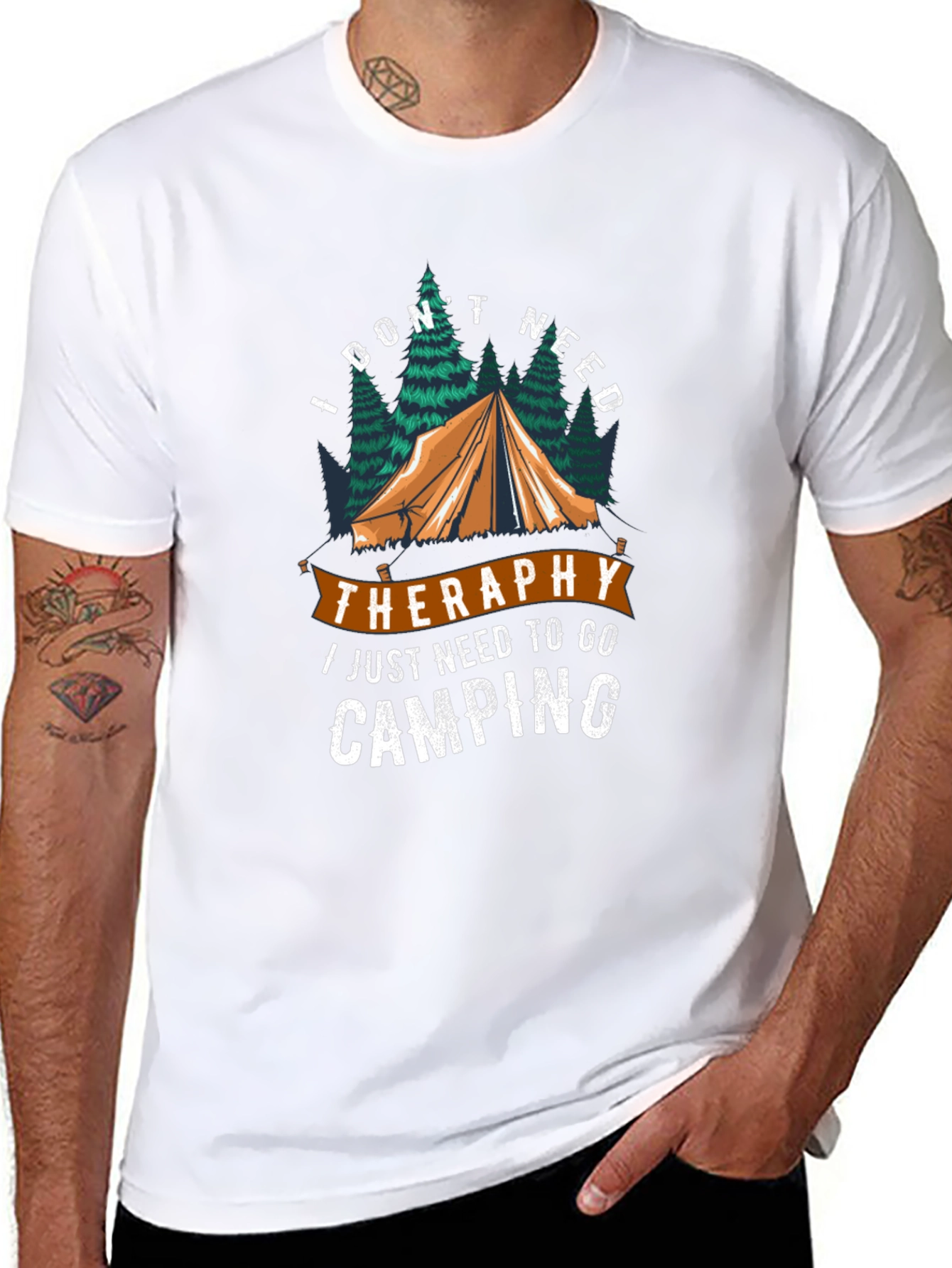 Camping Therapy Tee