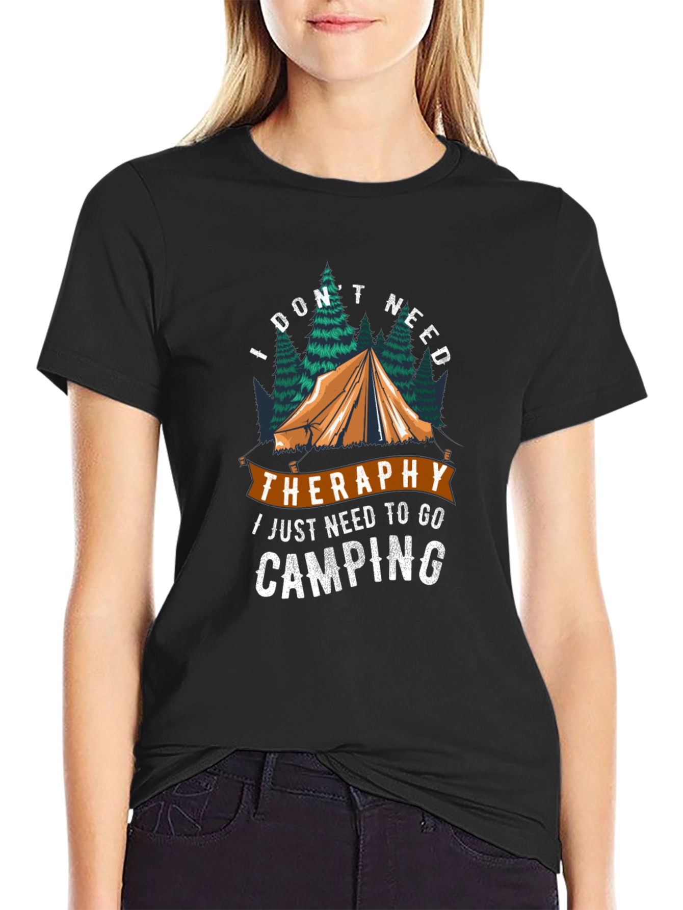 Camping Therapy Tee