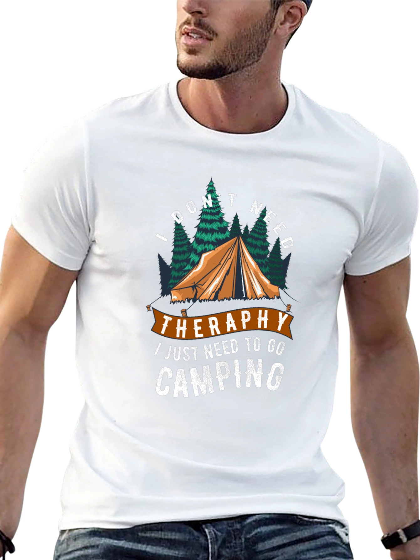 Camping Therapy Tee
