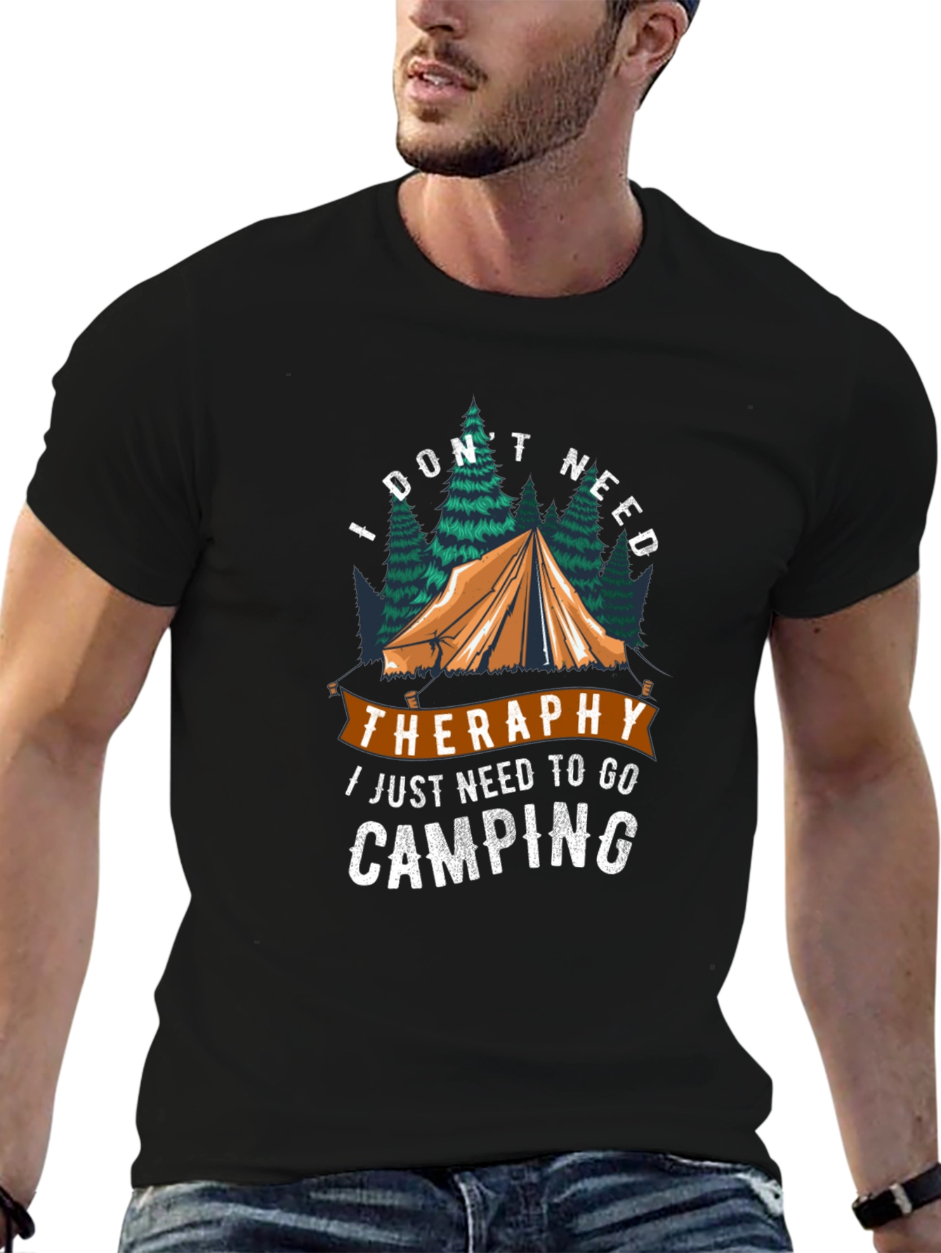 Camping Therapy Tee