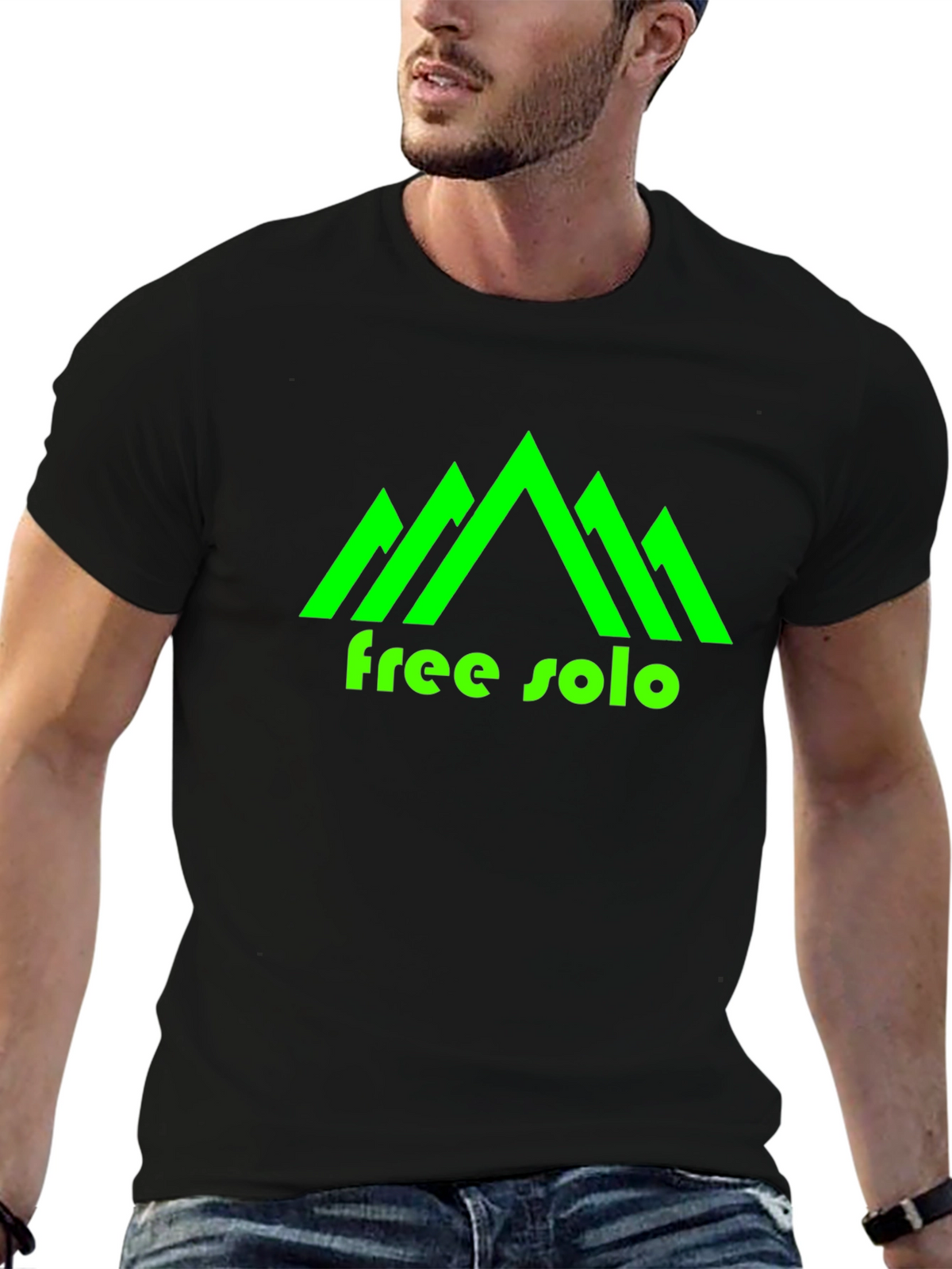 Free Solo Graphic Tee - Black Mountain Shirt