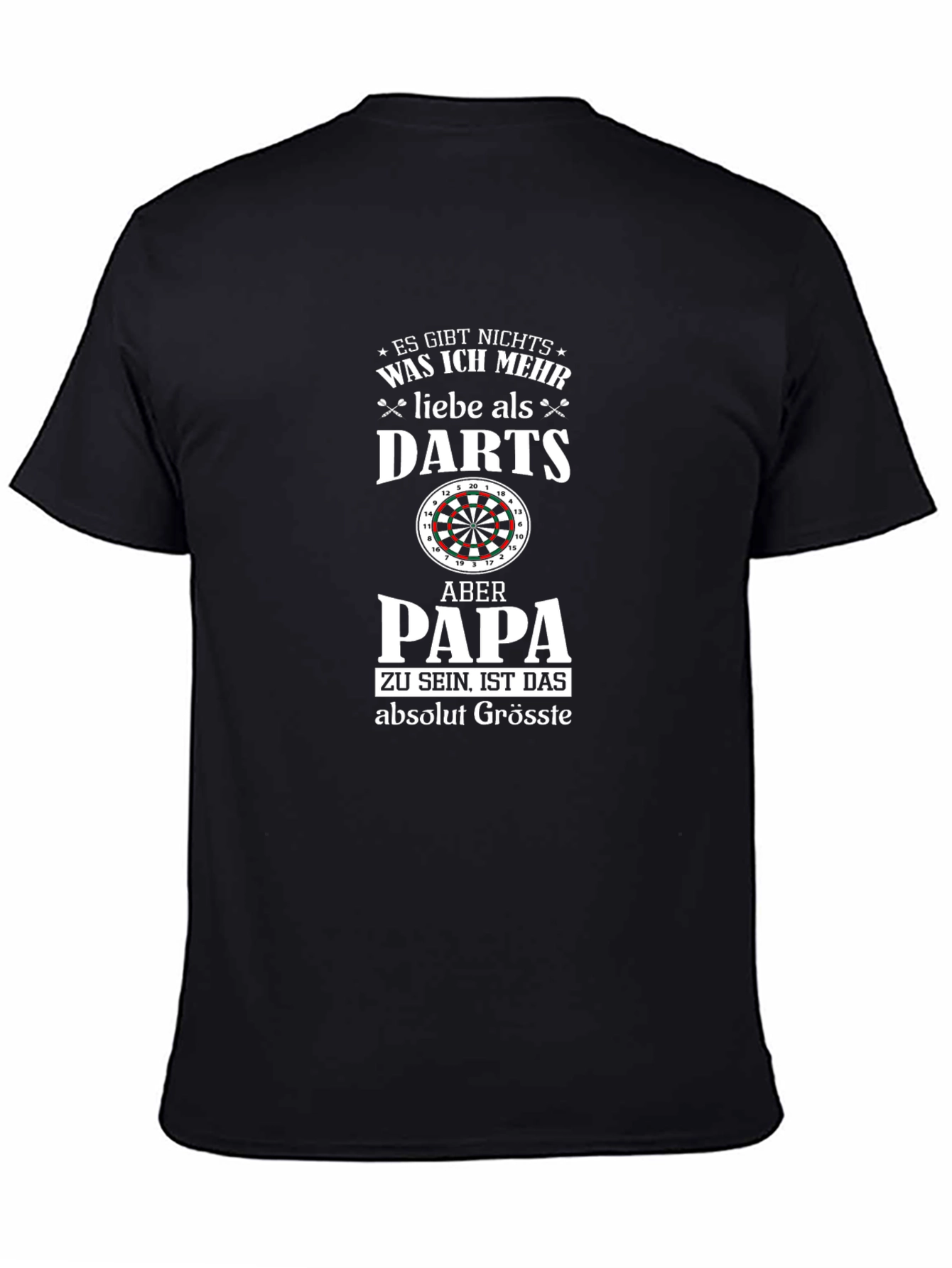 Darts Papa T-Shirt - German Text