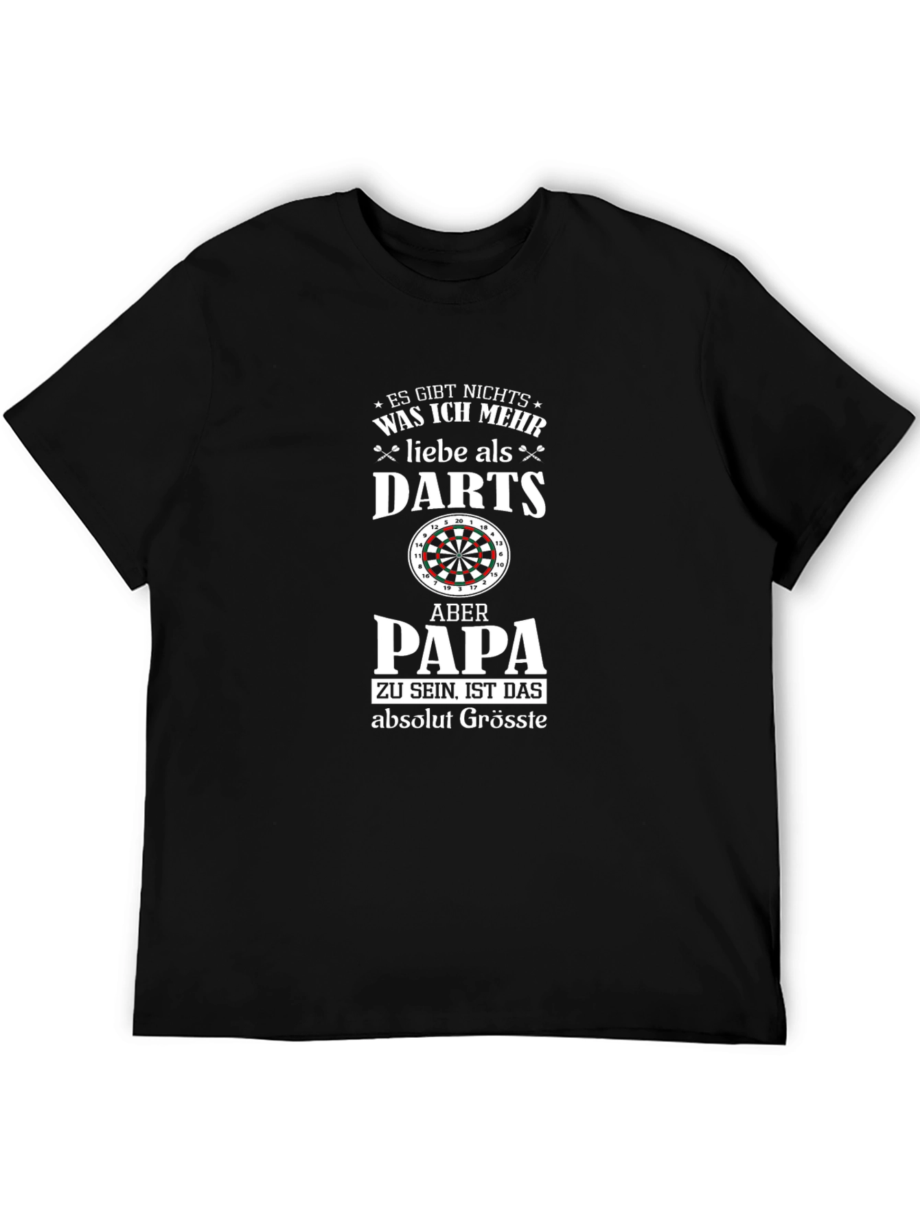 Darts Papa T-Shirt - German Text