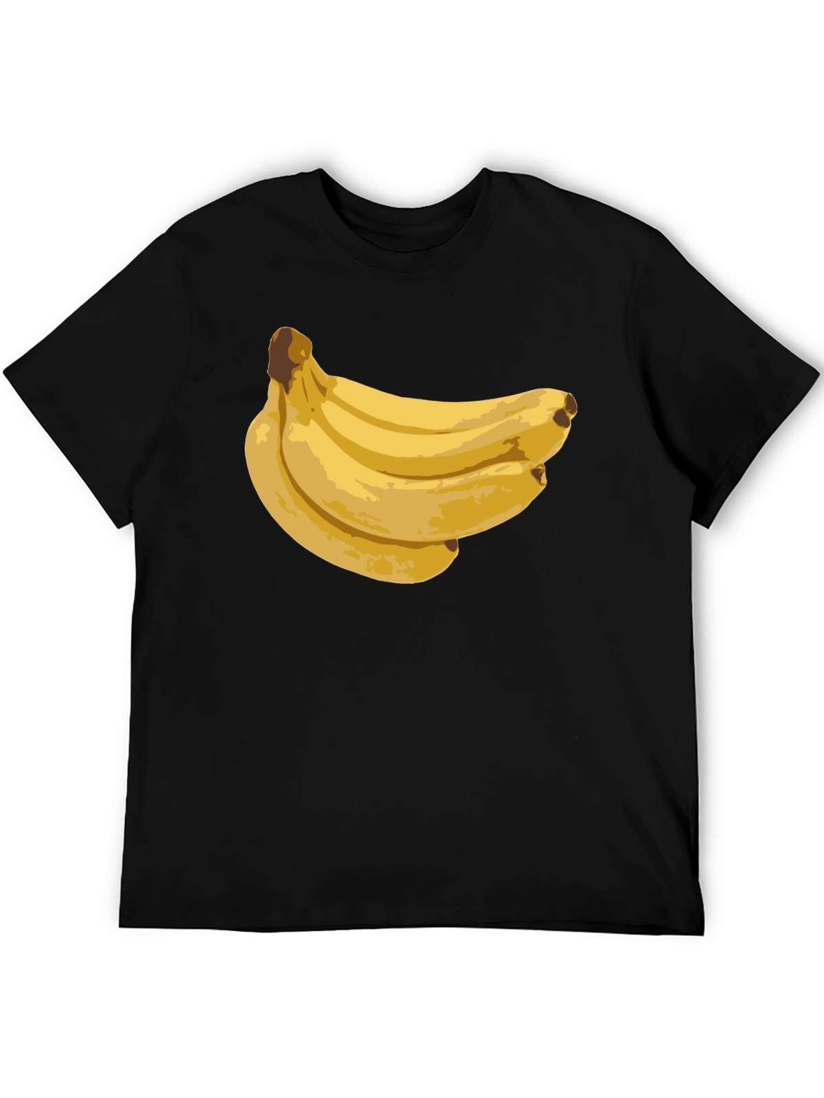 Banana Bunch Black T-Shirt - Fun Graphic Tee