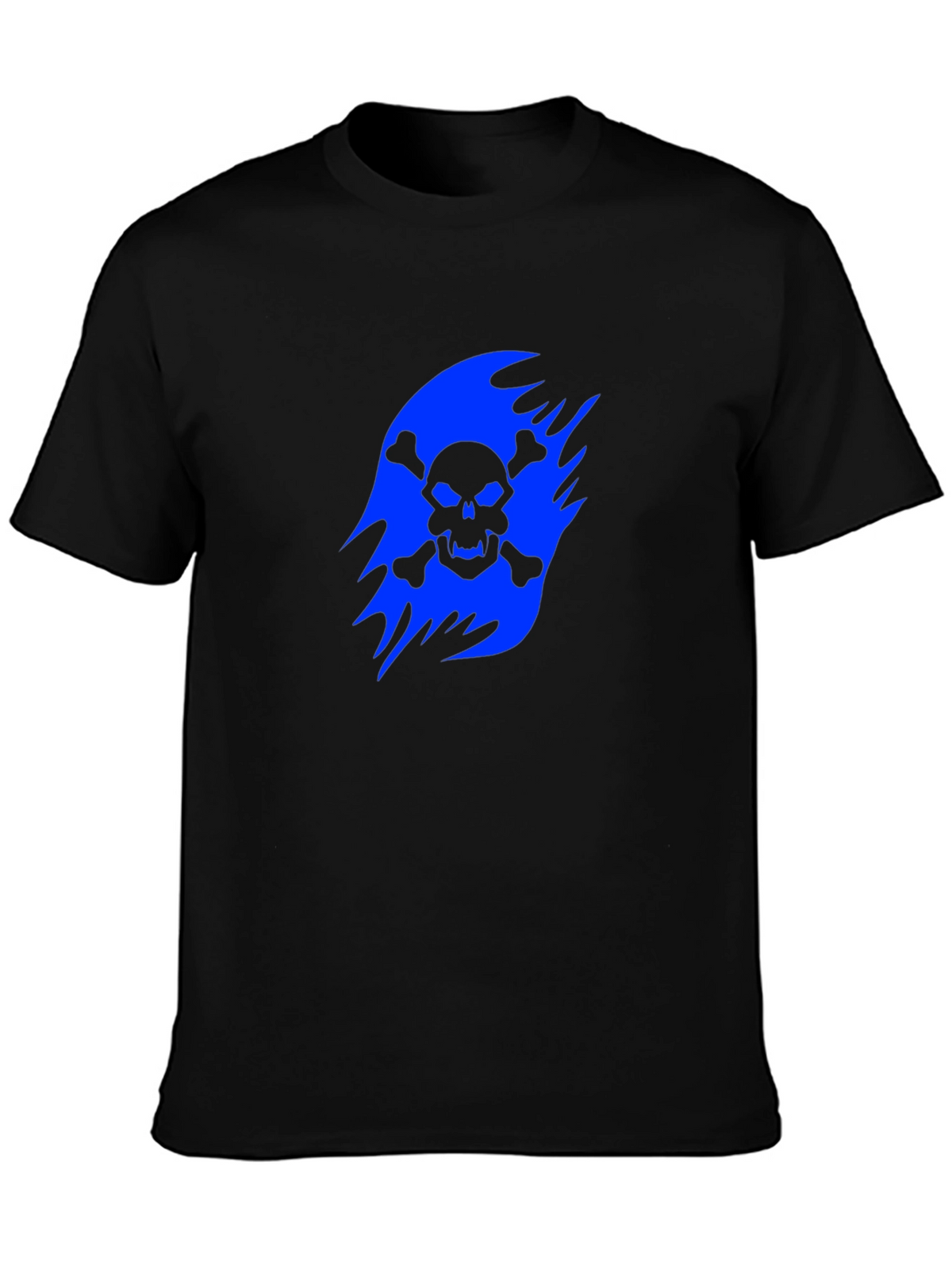 Skull & Crossbones Black T-Shirt - Bold Graphic Tee