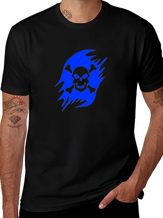 Skull & Crossbones Black T-Shirt - Bold Graphic Tee