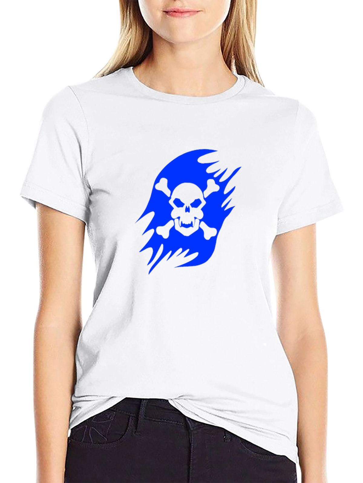 Skull & Crossbones Black T-Shirt - Bold Graphic Tee
