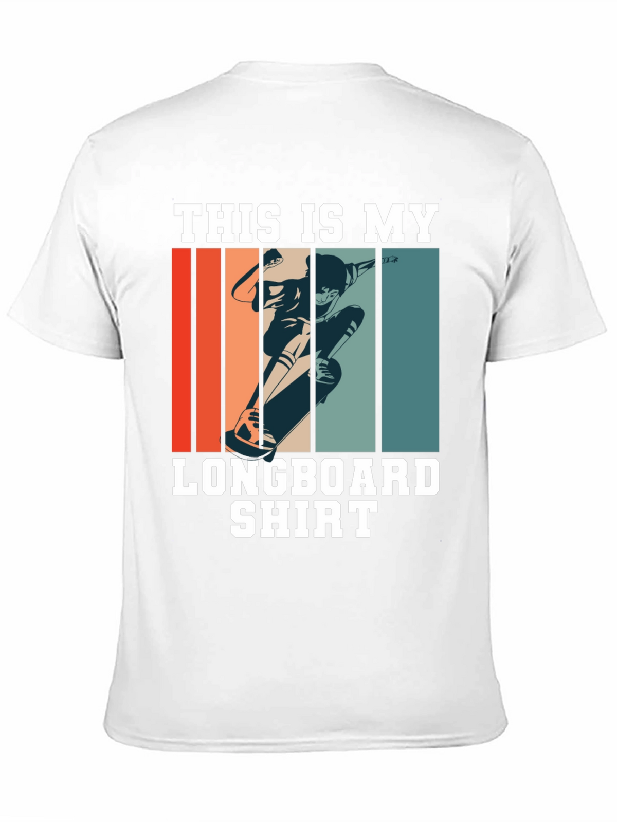 Longboard Shirt - Retro Skateboard Tee