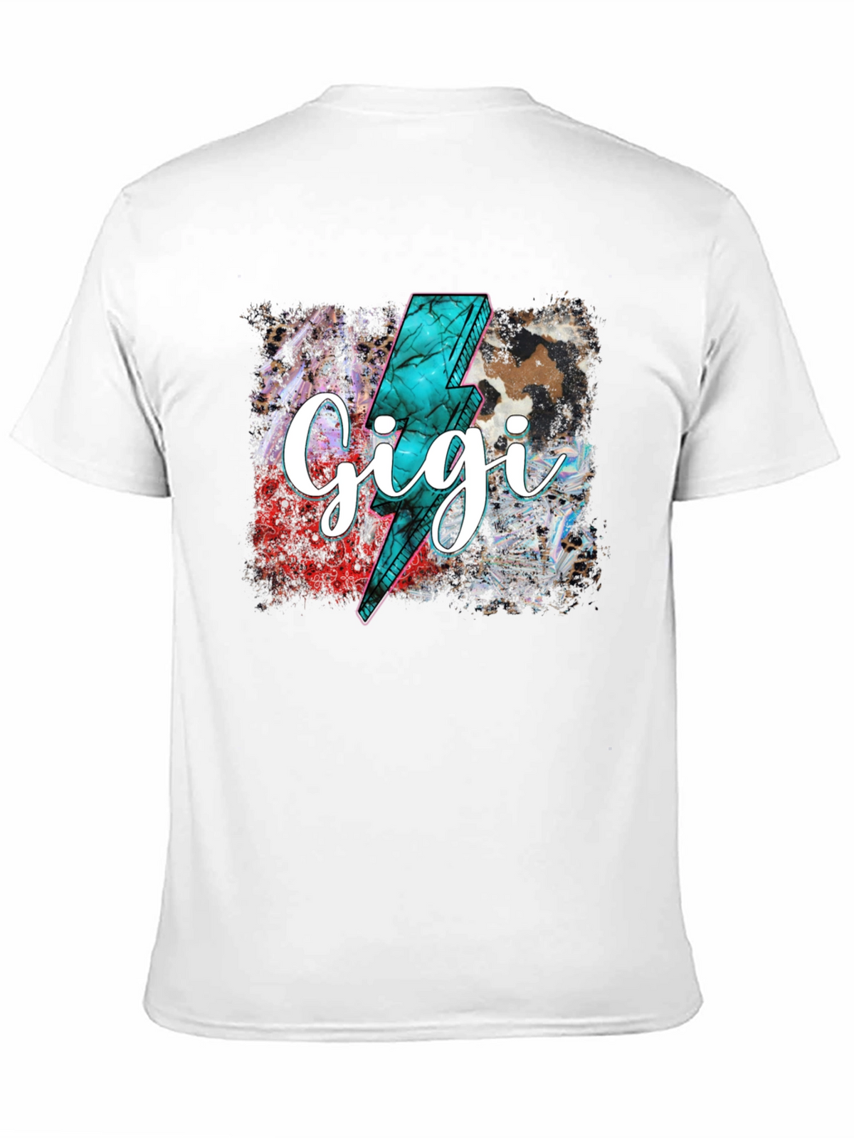 Gigi Lightning Bolt Graphic Tee - Trendy Comfort