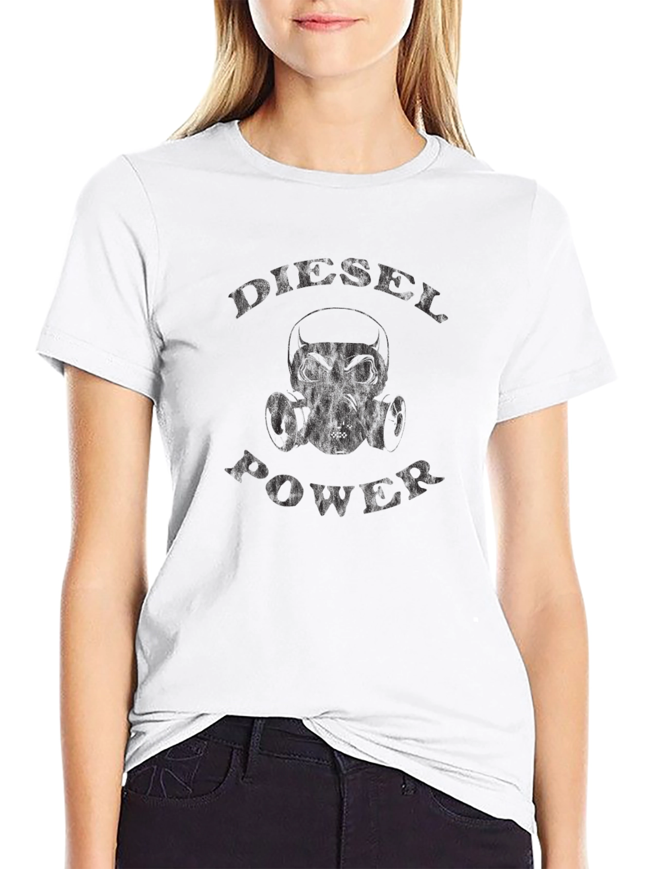 Diesel Power Graphic Tee - Mens Black T-Shirt