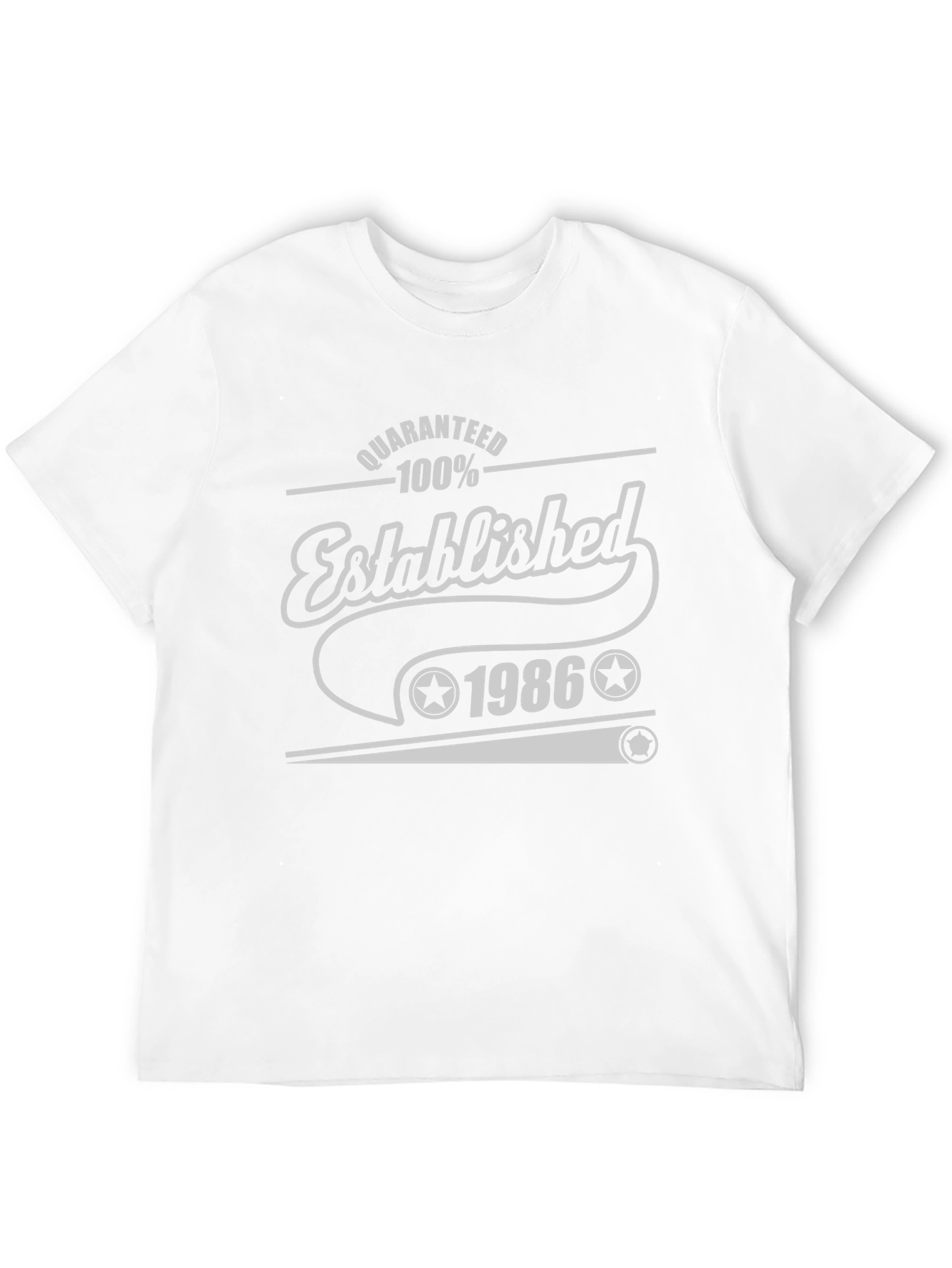 Established 1986 Black Graphic Tee