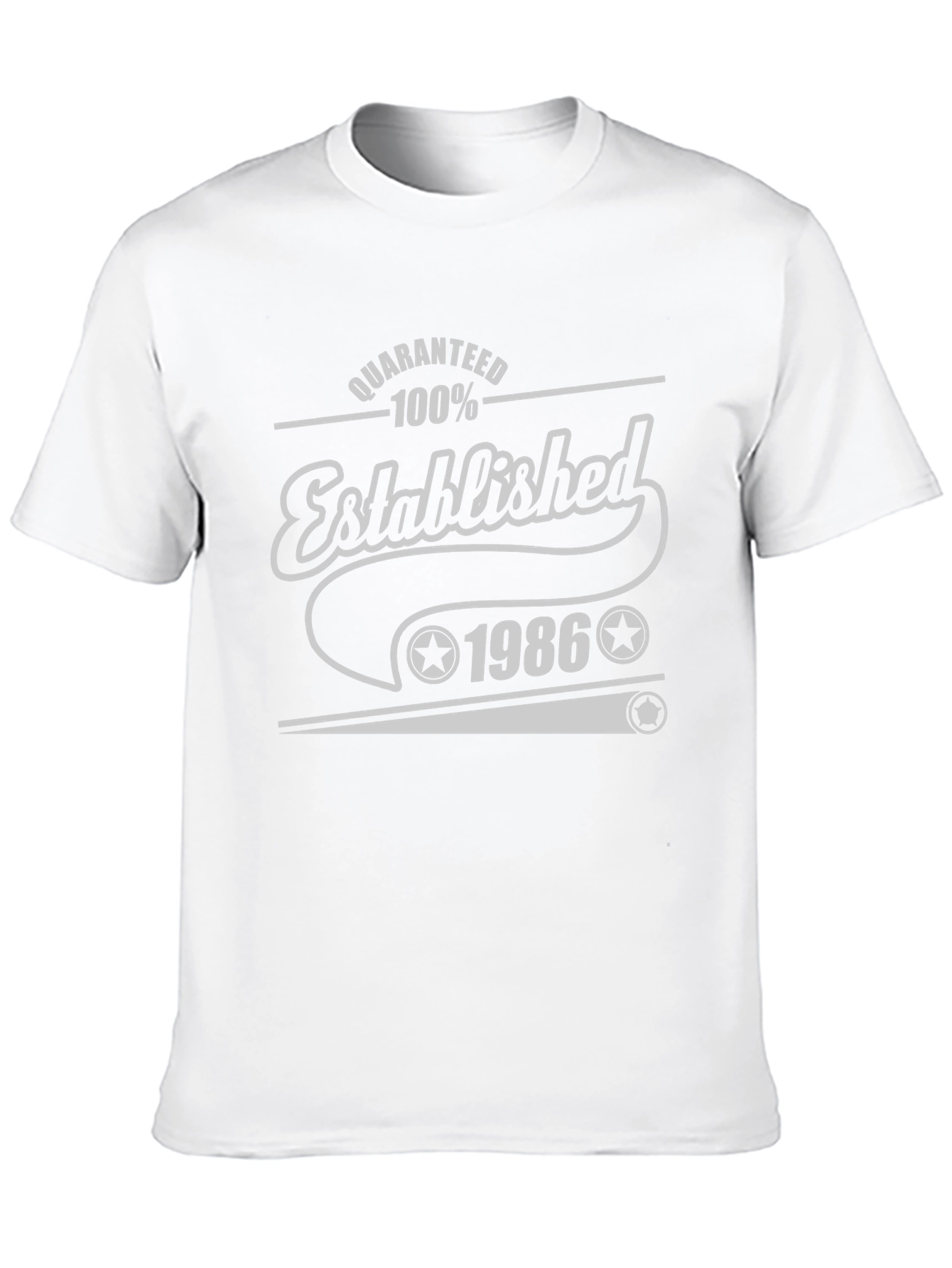 Established 1986 Black Graphic Tee
