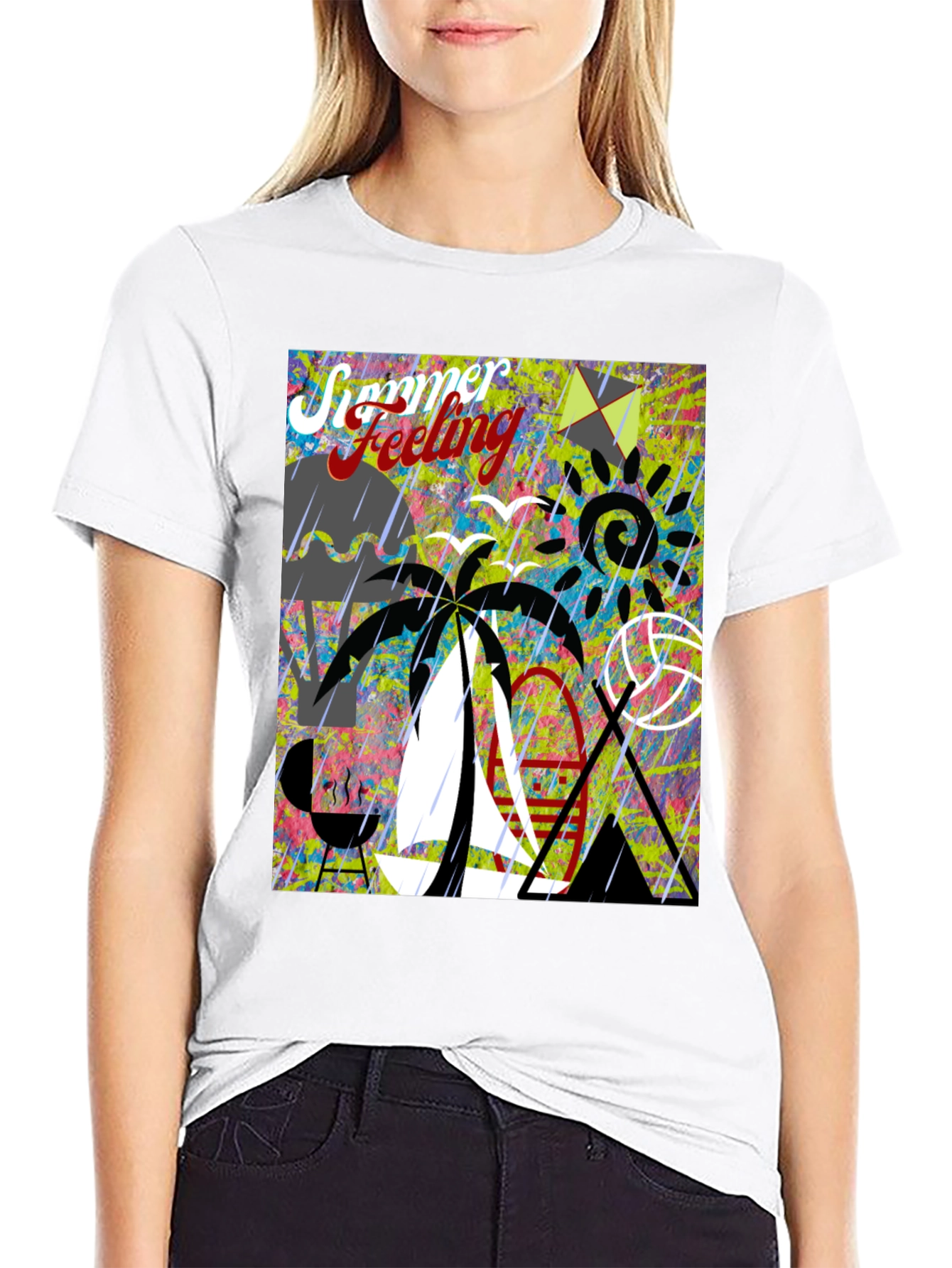 Summer Feeling Graphic Tee