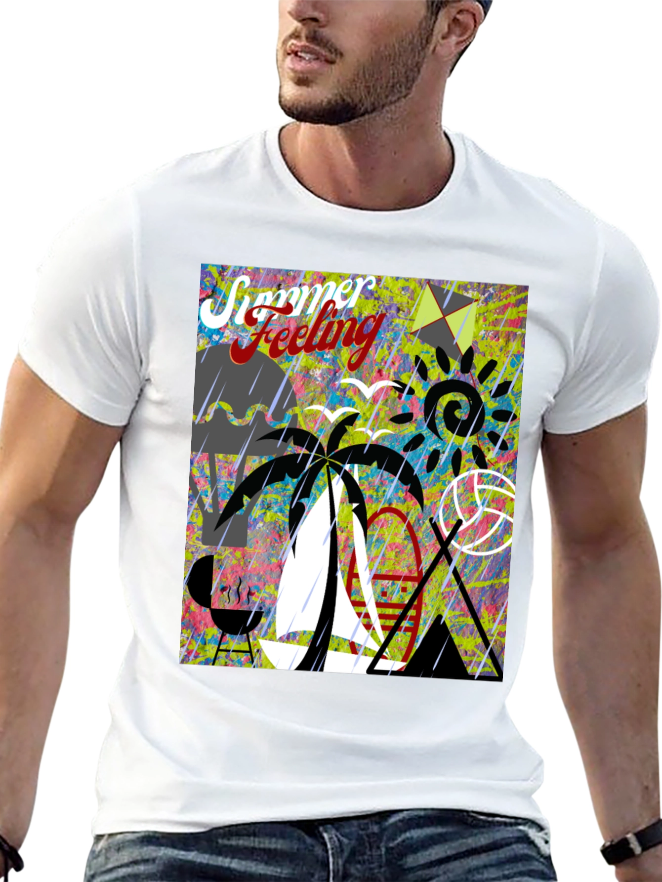 Summer Feeling Graphic Tee