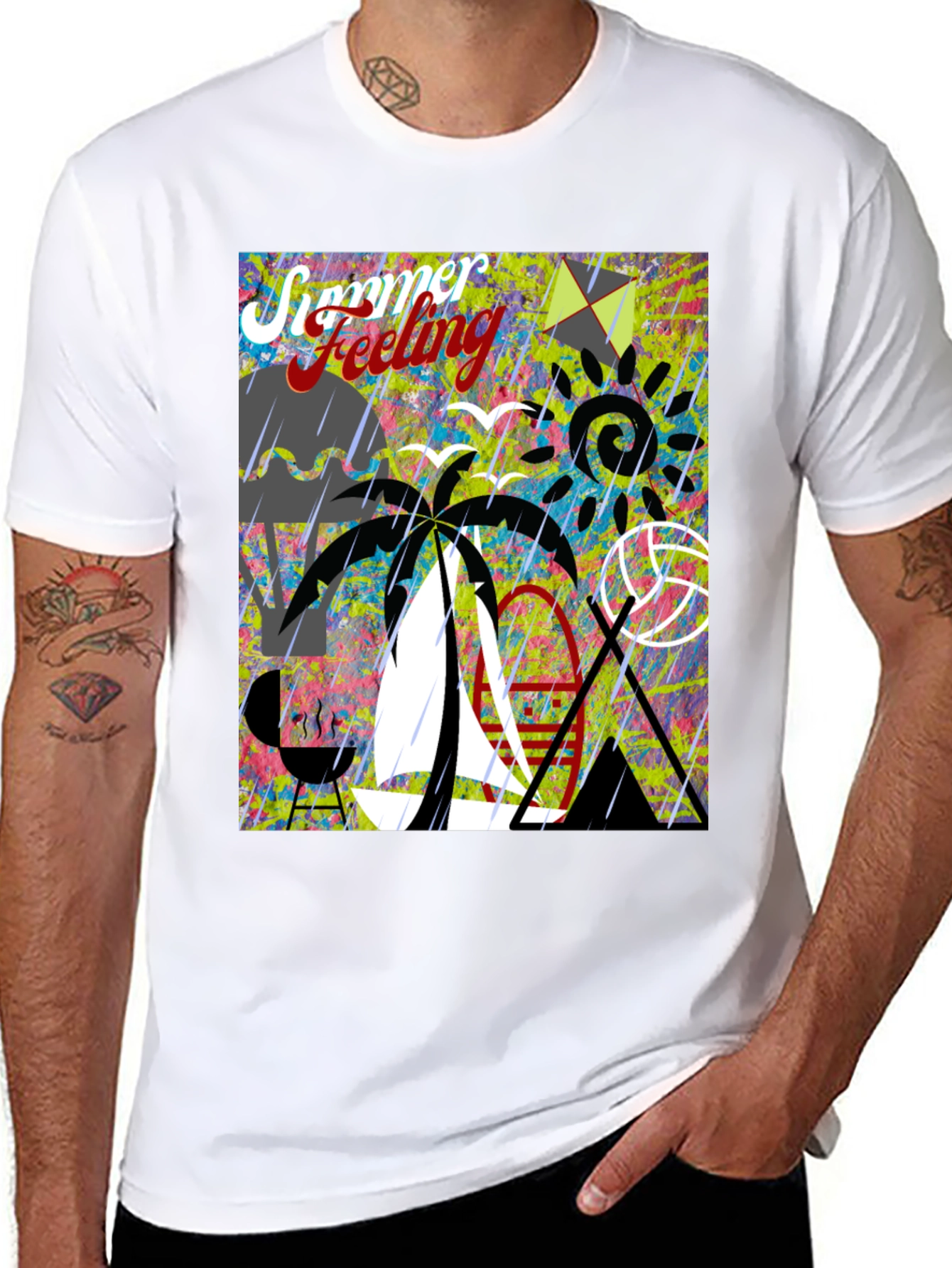 Summer Feeling Graphic Tee
