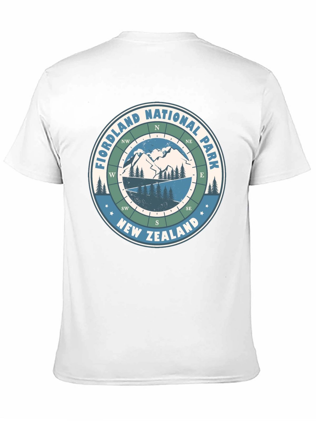 Fiordland National Park Compass T-Shirt