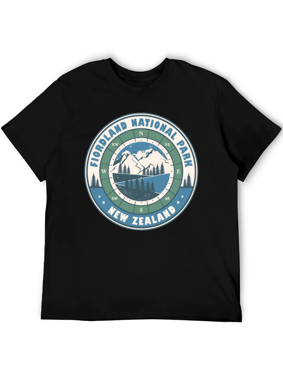 Fiordland National Park Compass T-Shirt