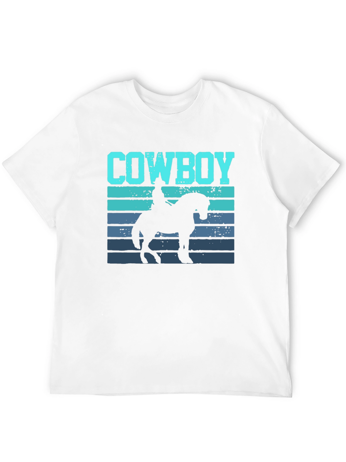 Cowboy Graphic T-Shirt - Western Style Tee