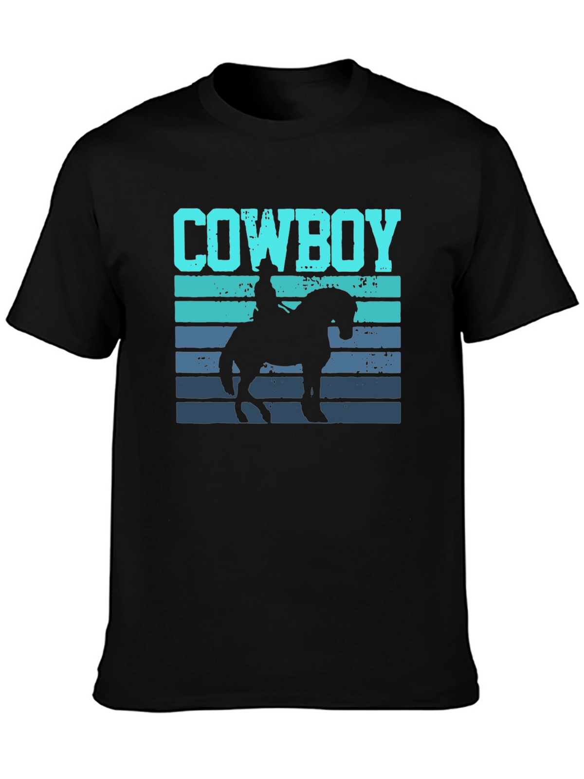 Cowboy Graphic T-Shirt - Western Style Tee