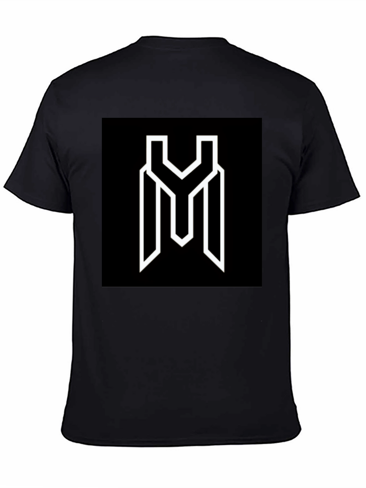 Modern Graphic Tee - Black YM Logo Shirt