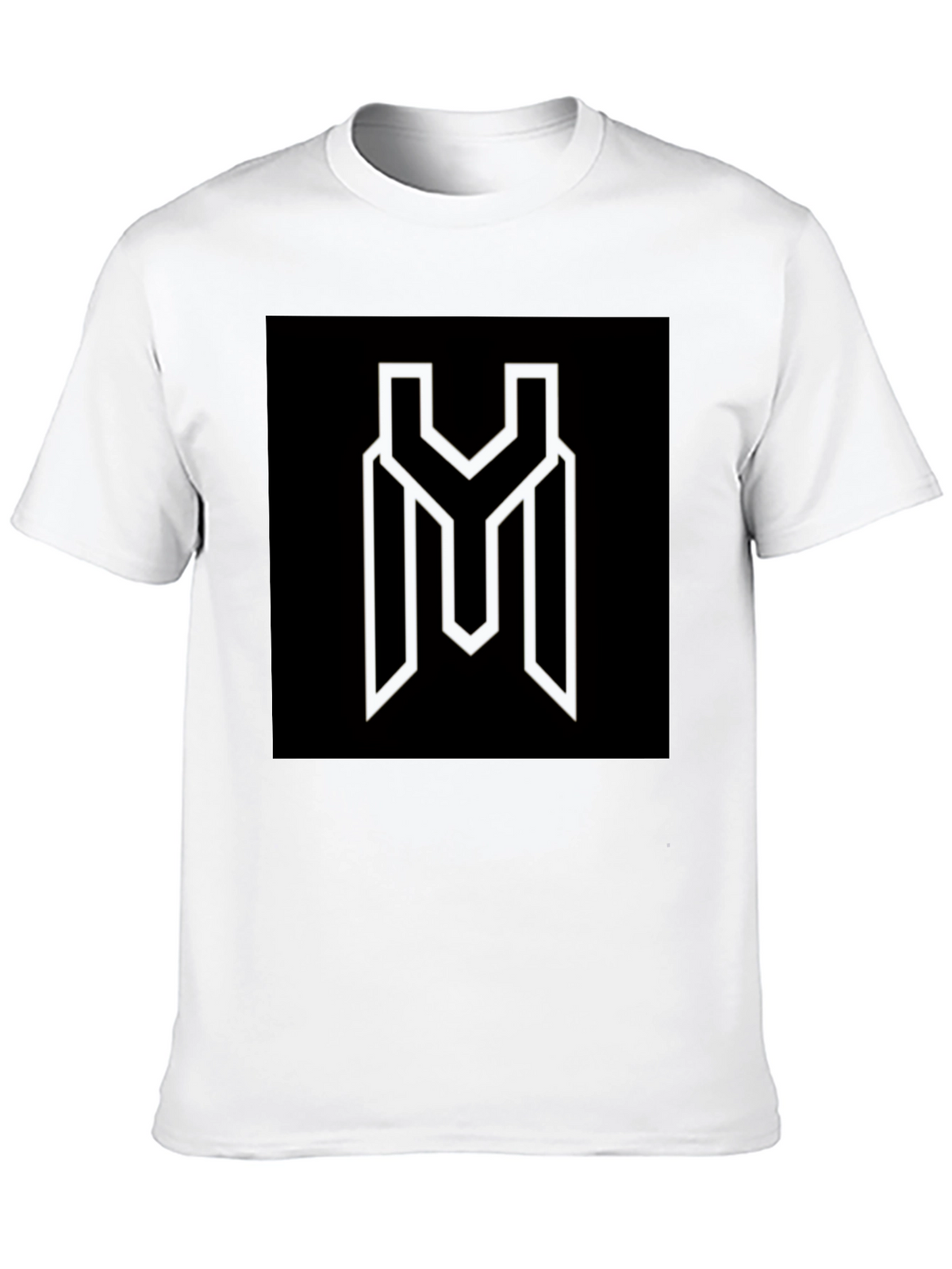 Modern Graphic Tee - Black YM Logo Shirt