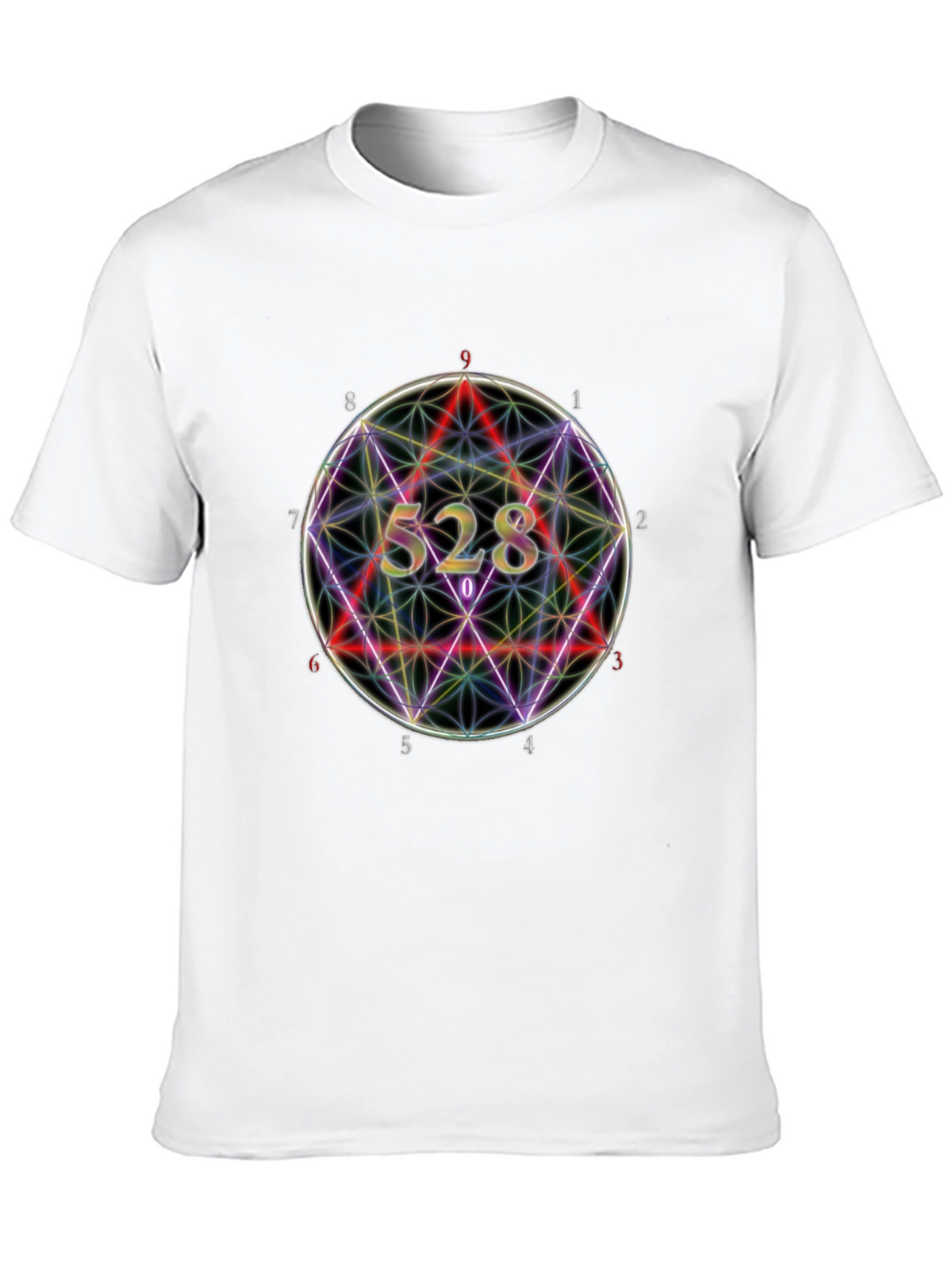 Geometric 528 Graphic Tee - Mens Black T-Shirt